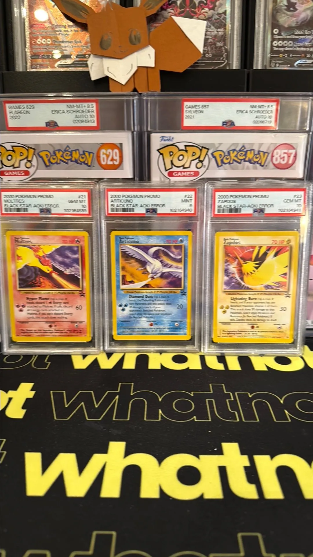 Product image for Sequentially Graded Aoki Error Moltres, Articuno, Zapdos