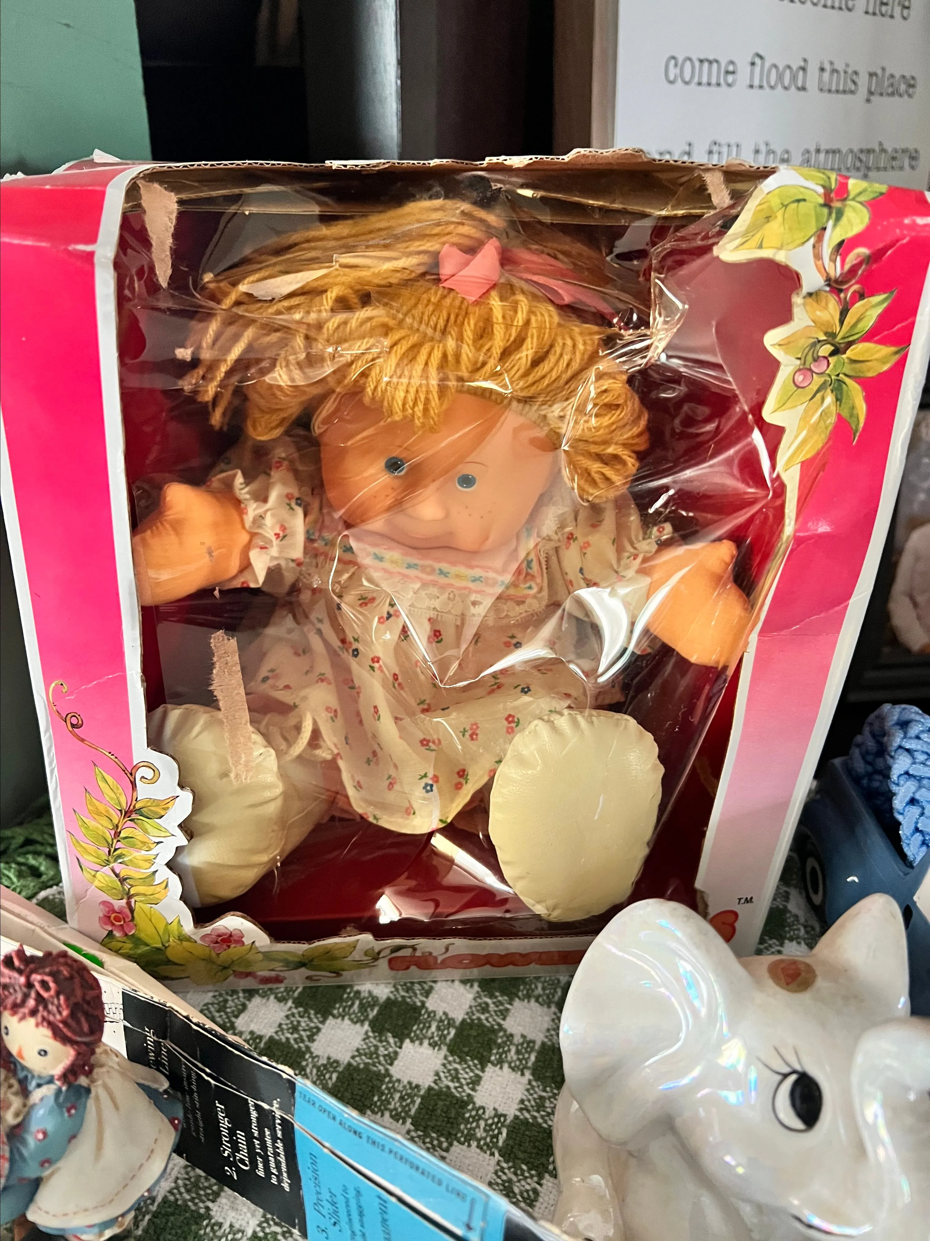Product image for F. Vintage doll FLOWER GIRLS NIB