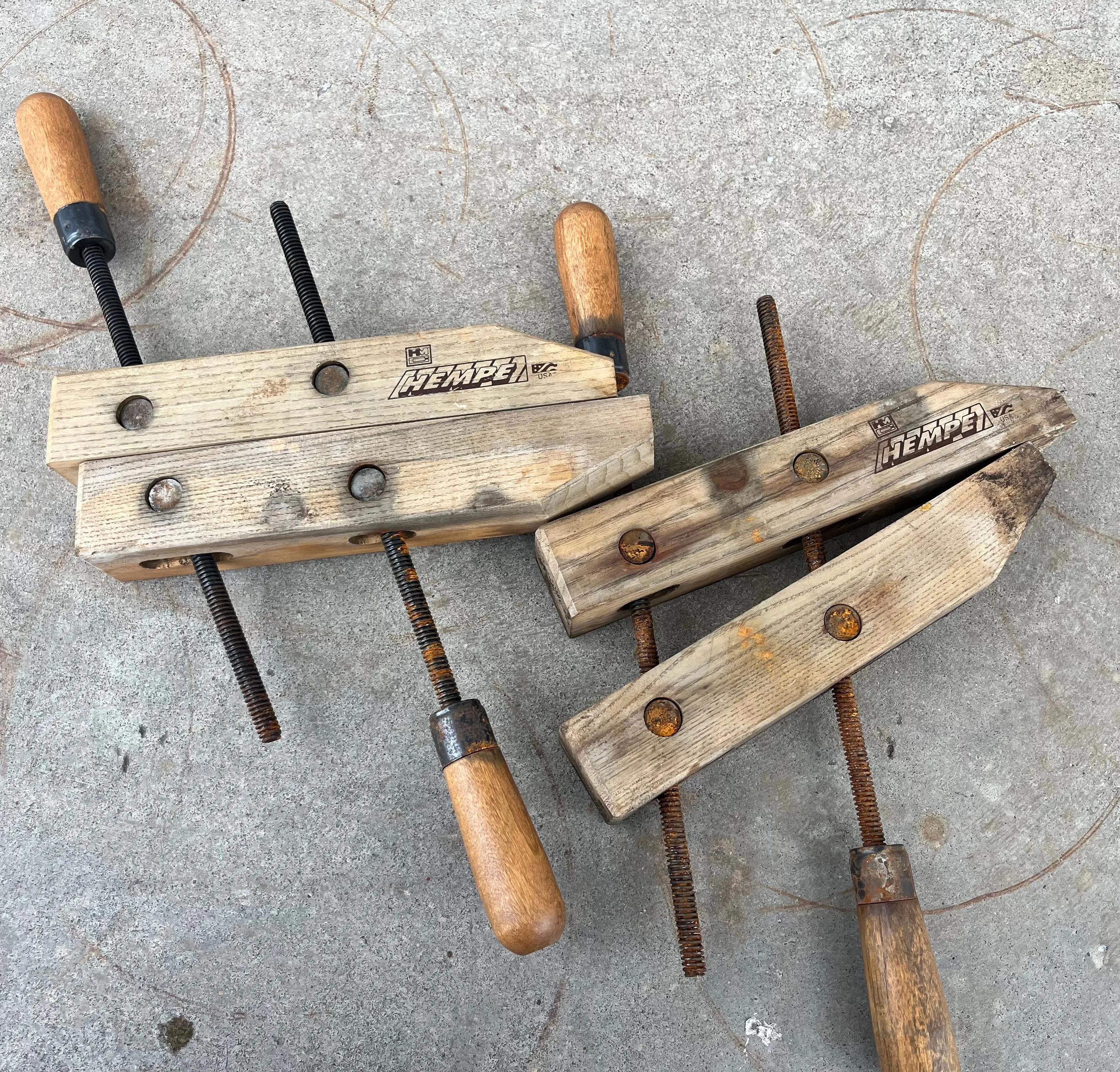 Product image for Vintage Hempe Wood Clamp