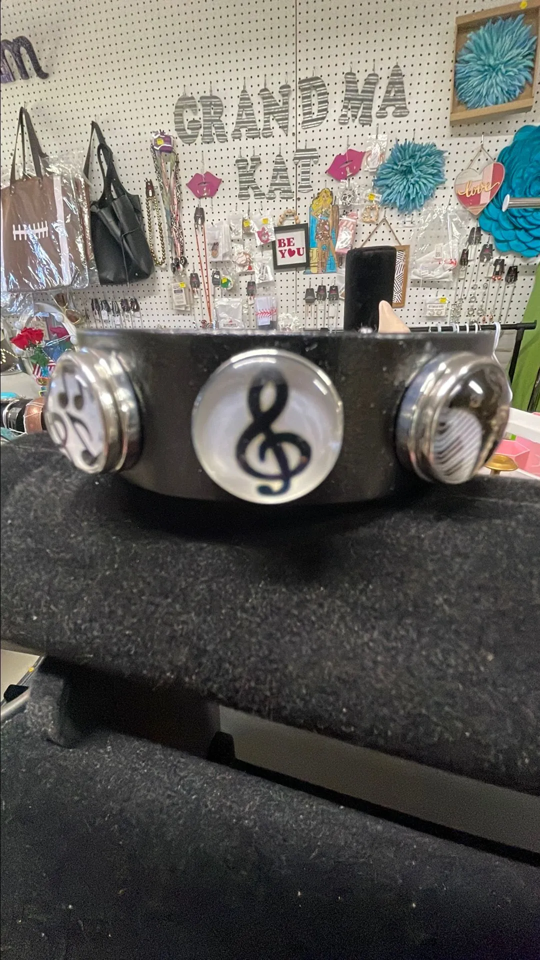 Product image for 3 Snaps, Musical/Black Snap Bracelet