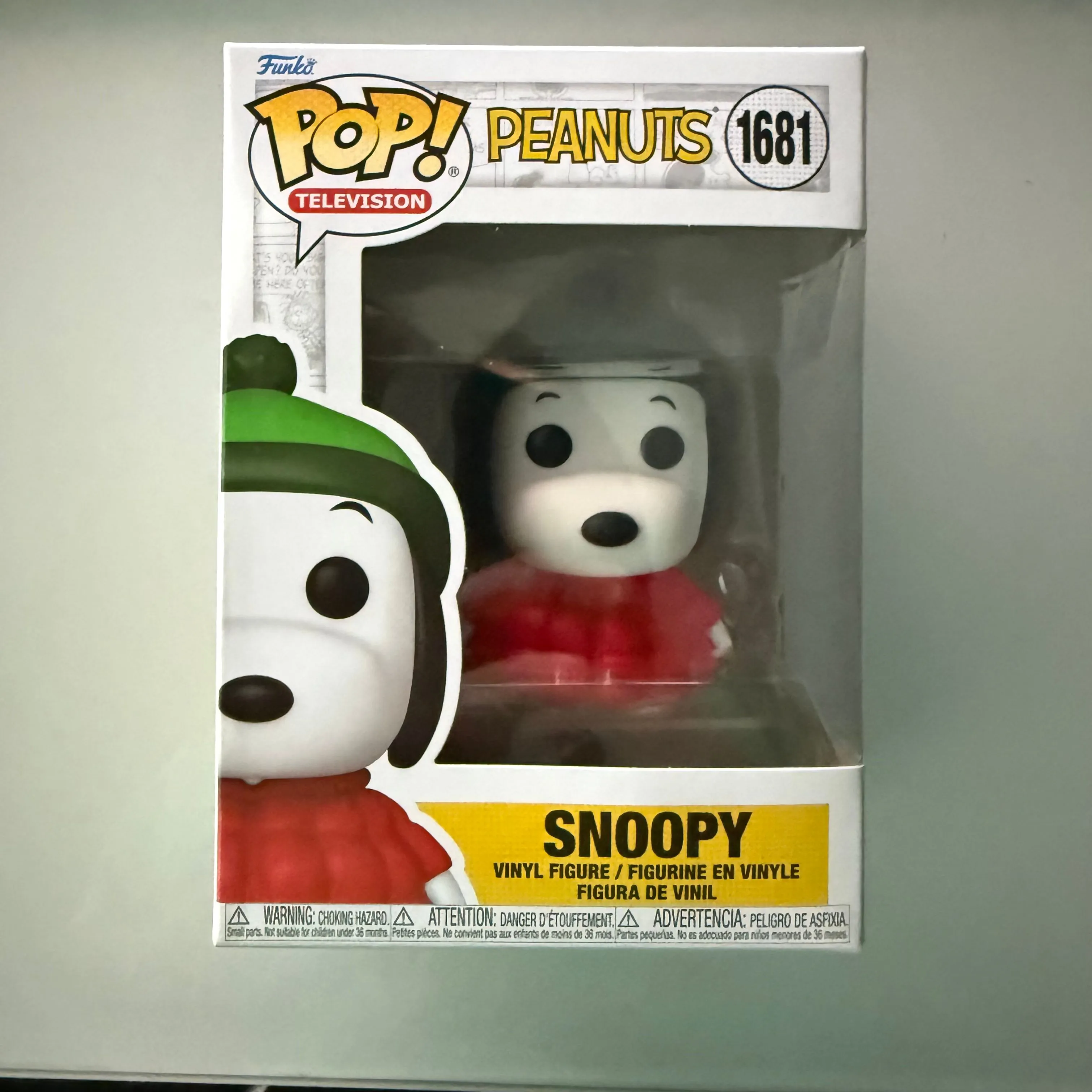Product image for Funko Pop snoopy with puffer jacket 1681