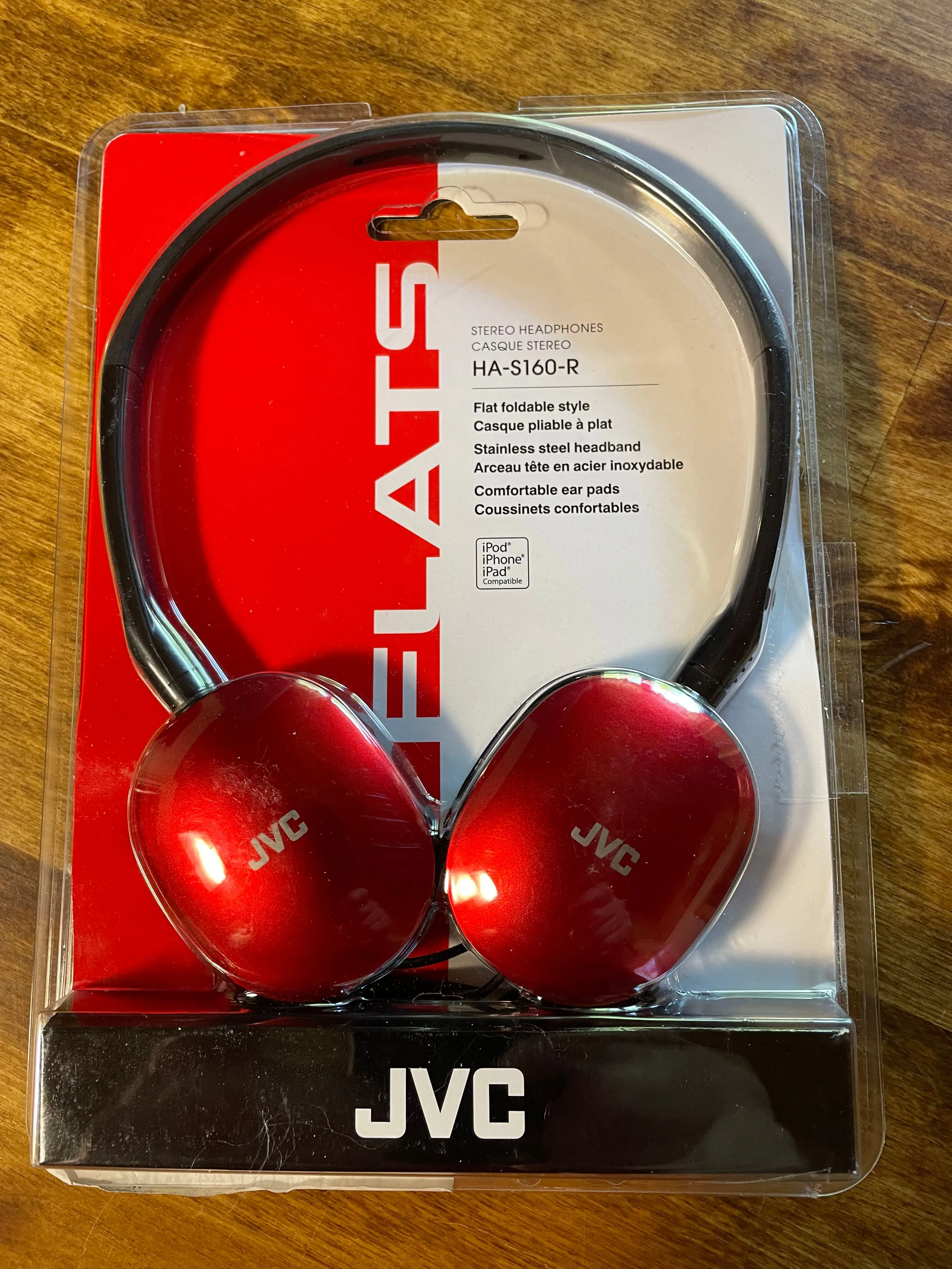 Product image for JVC Flats Stereo Headphones