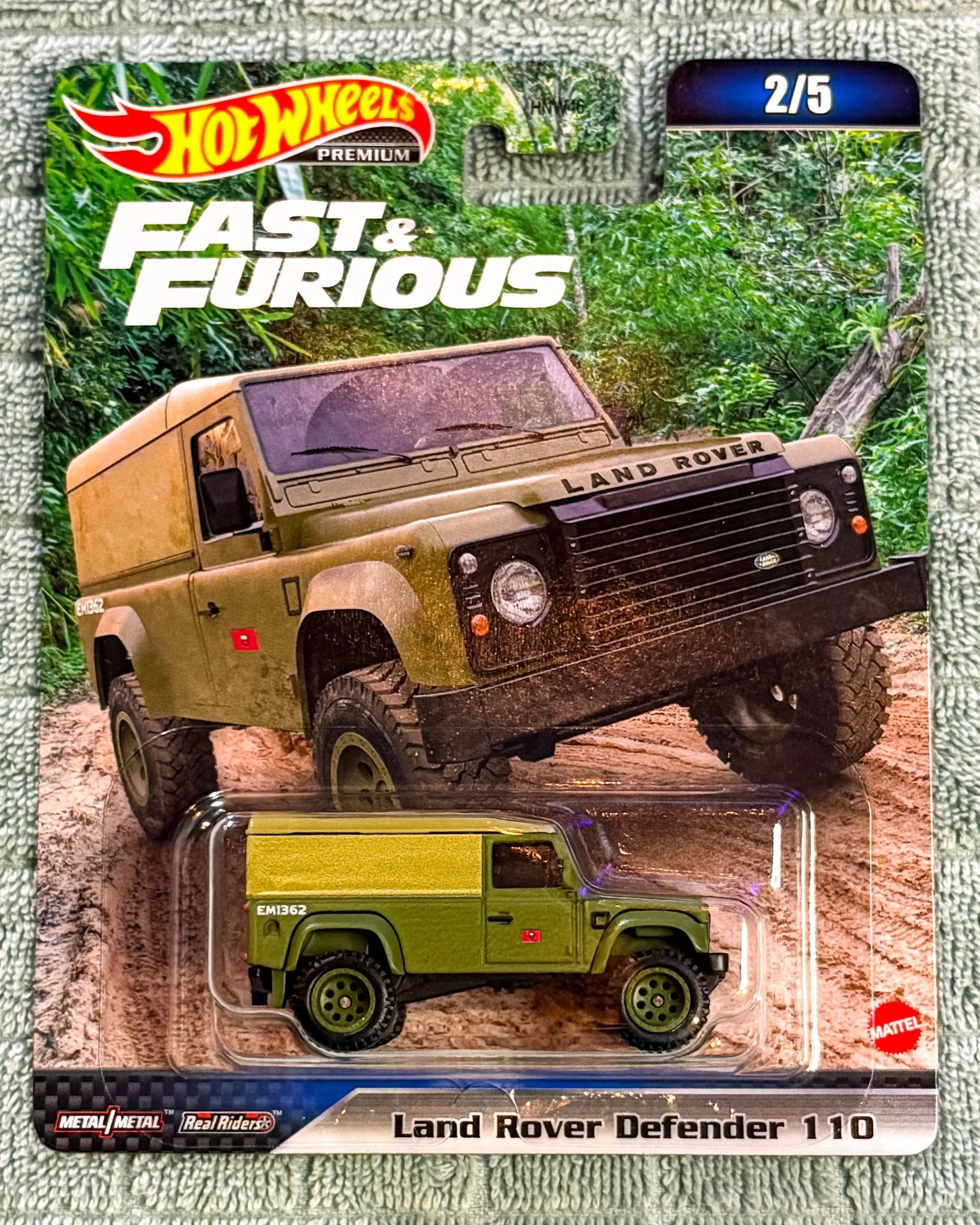 Product image for Hot Wheels Premium Fast & Furious 2/5 Land Rover Defender 110