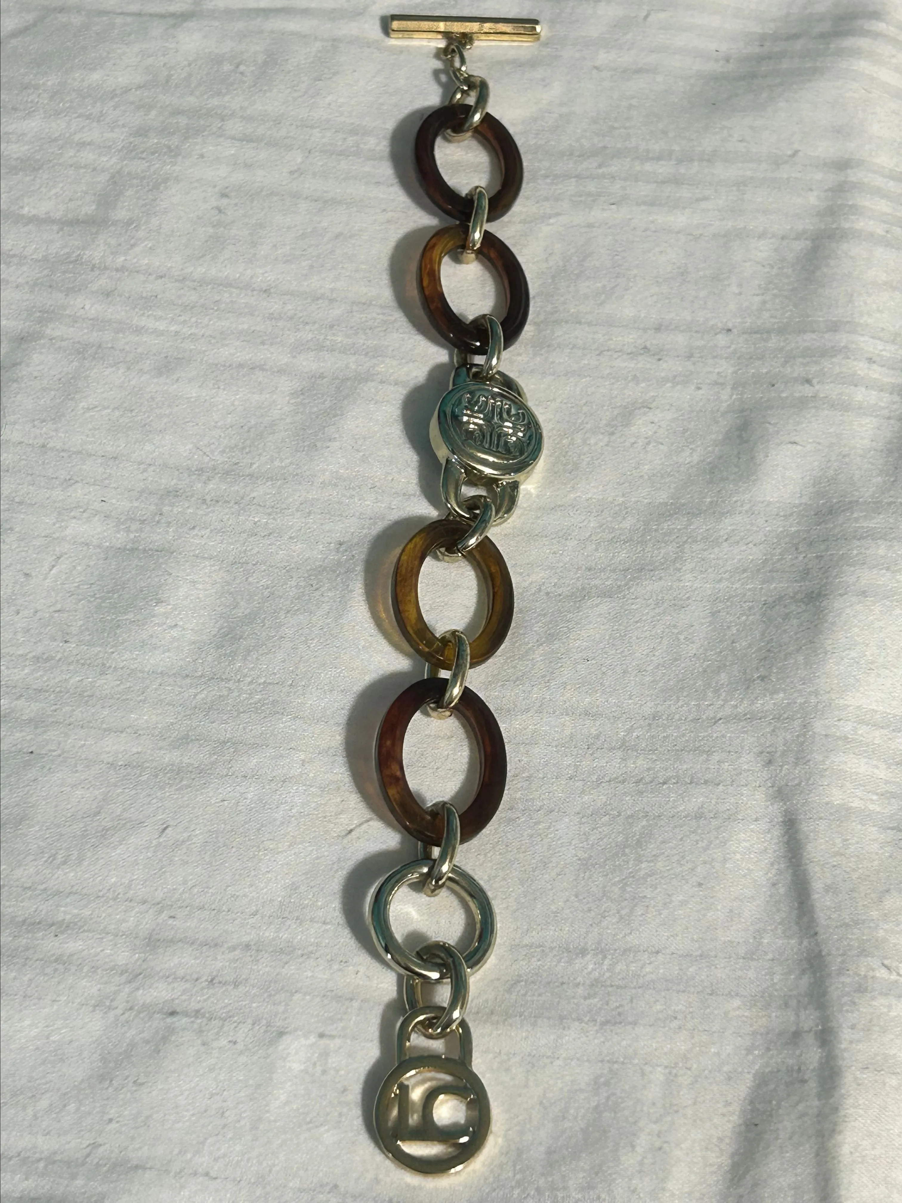 Product image for #28 Liz Claiborne link bracelet gold tone