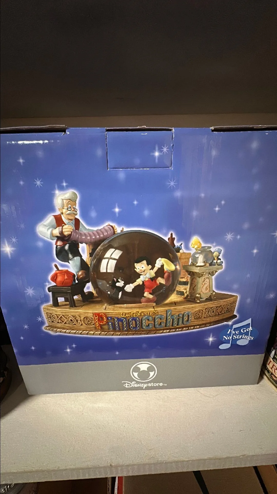 Product image for Disney Store Snow Globe, Pinocchio
