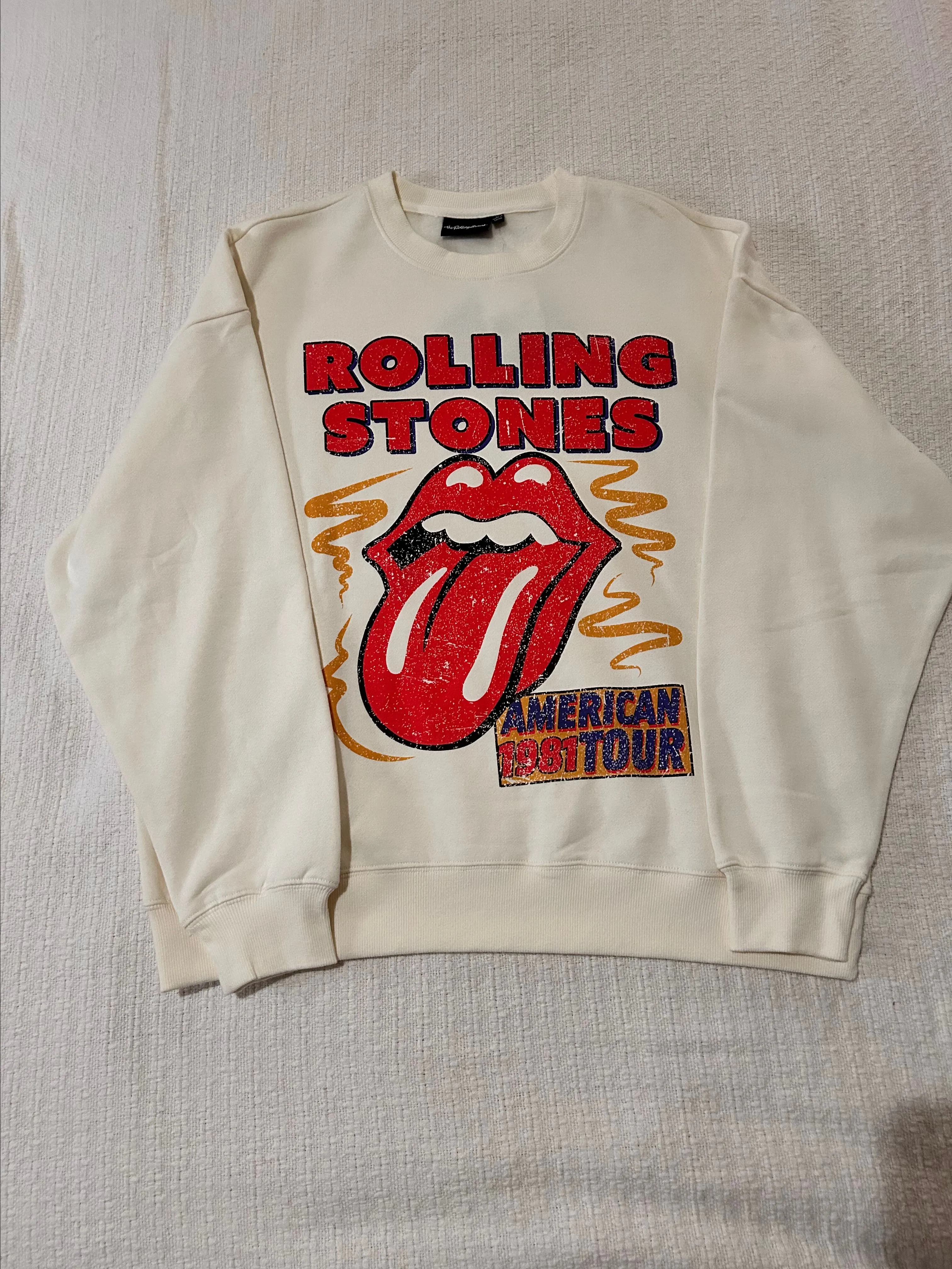 Product image for Rolling Stones graphic sweatshirt size large women's
