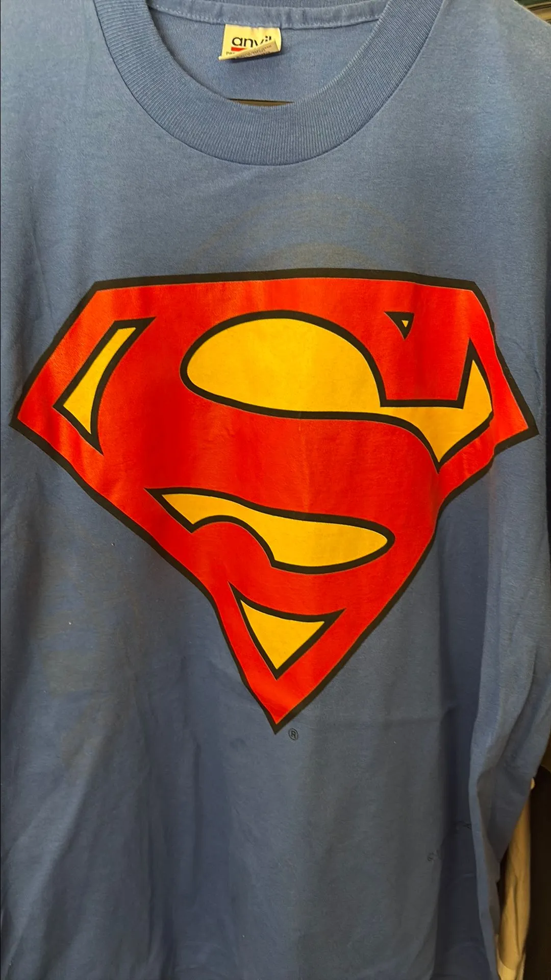 Product image for . #19 Superman Jumbo Logo DC 90s Large