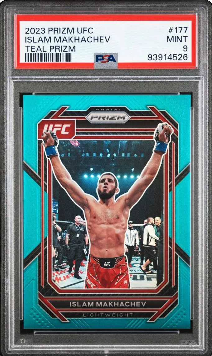 Product image for Islam Makhachev Teal Prizm Mint 9