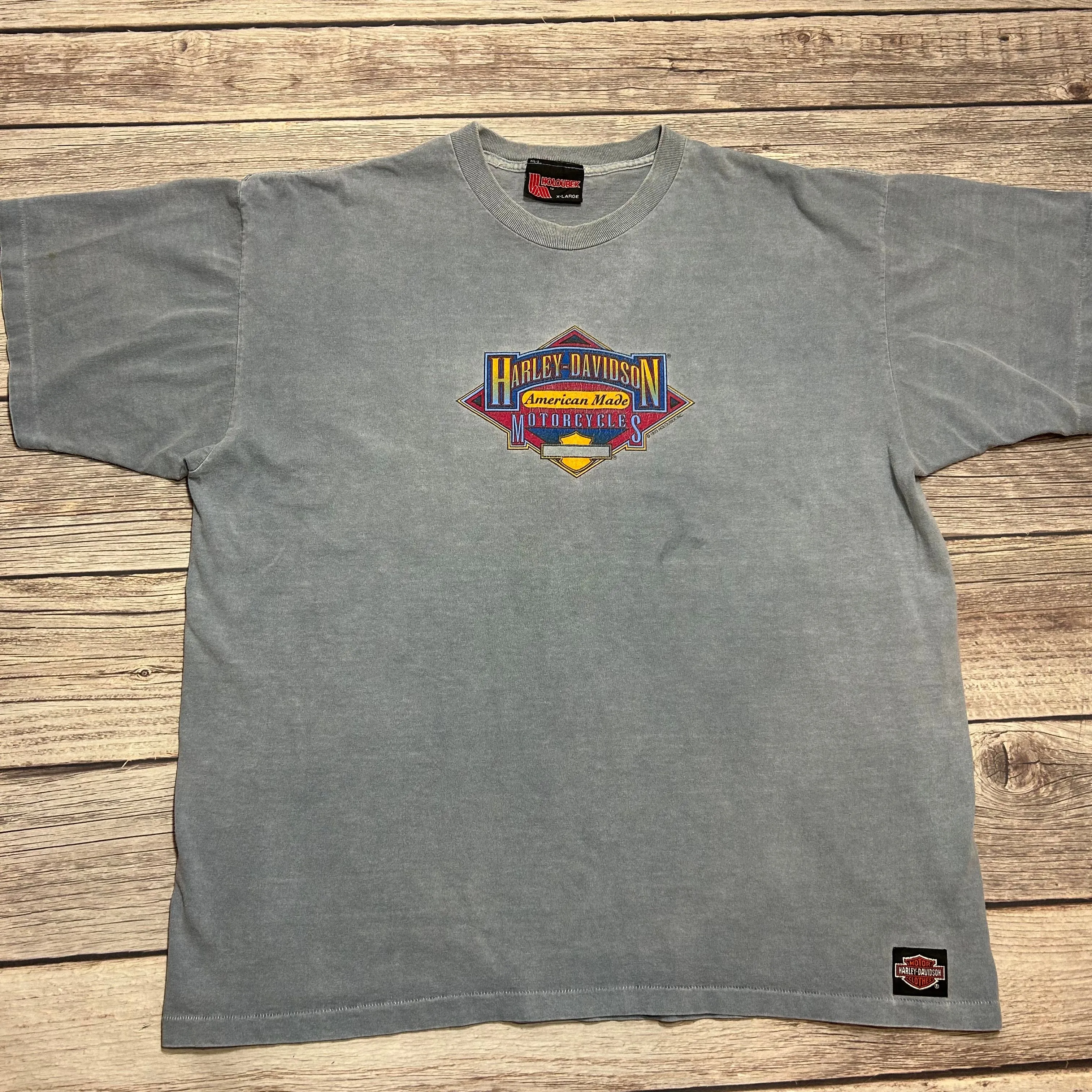 Product image for Vintage 1993 Harley Davidson Motorcycles Holoubek XL Single Stitch T-Shirt NC