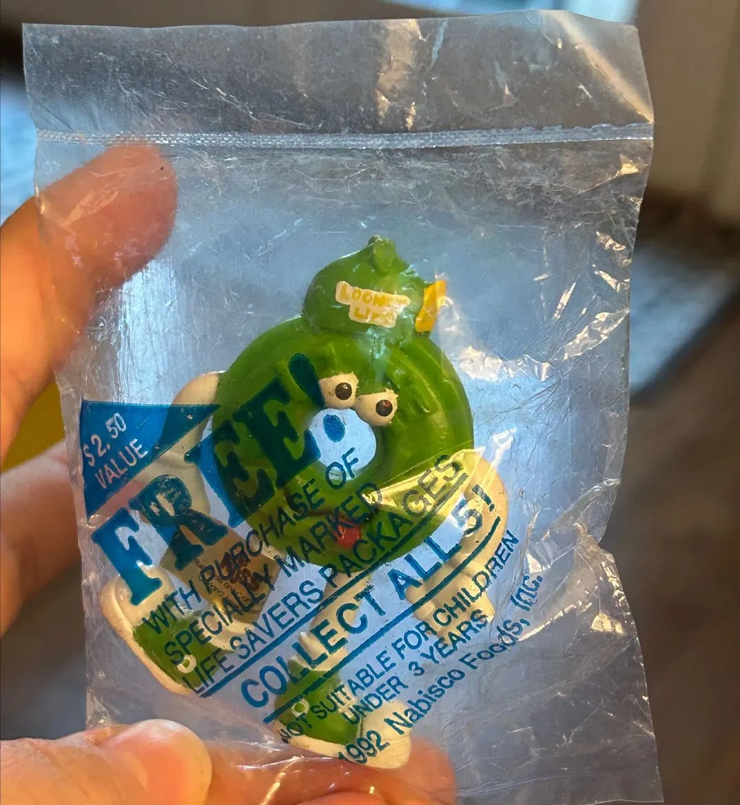Product image for Vtg. 1992 Russ Berrie Bendy Life Savers - Anthropomorphic