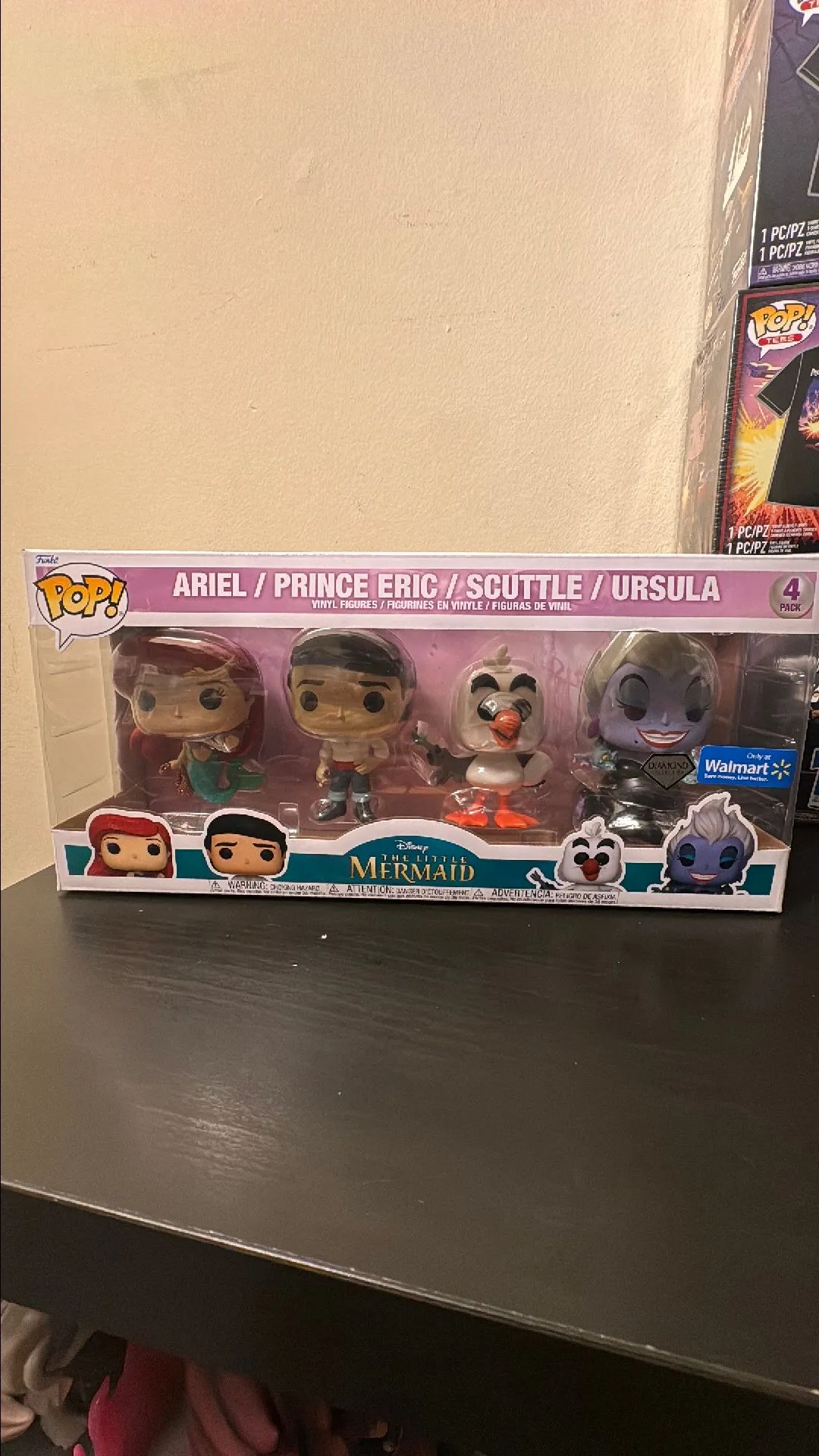 Product image for The little mermaid 4 pack