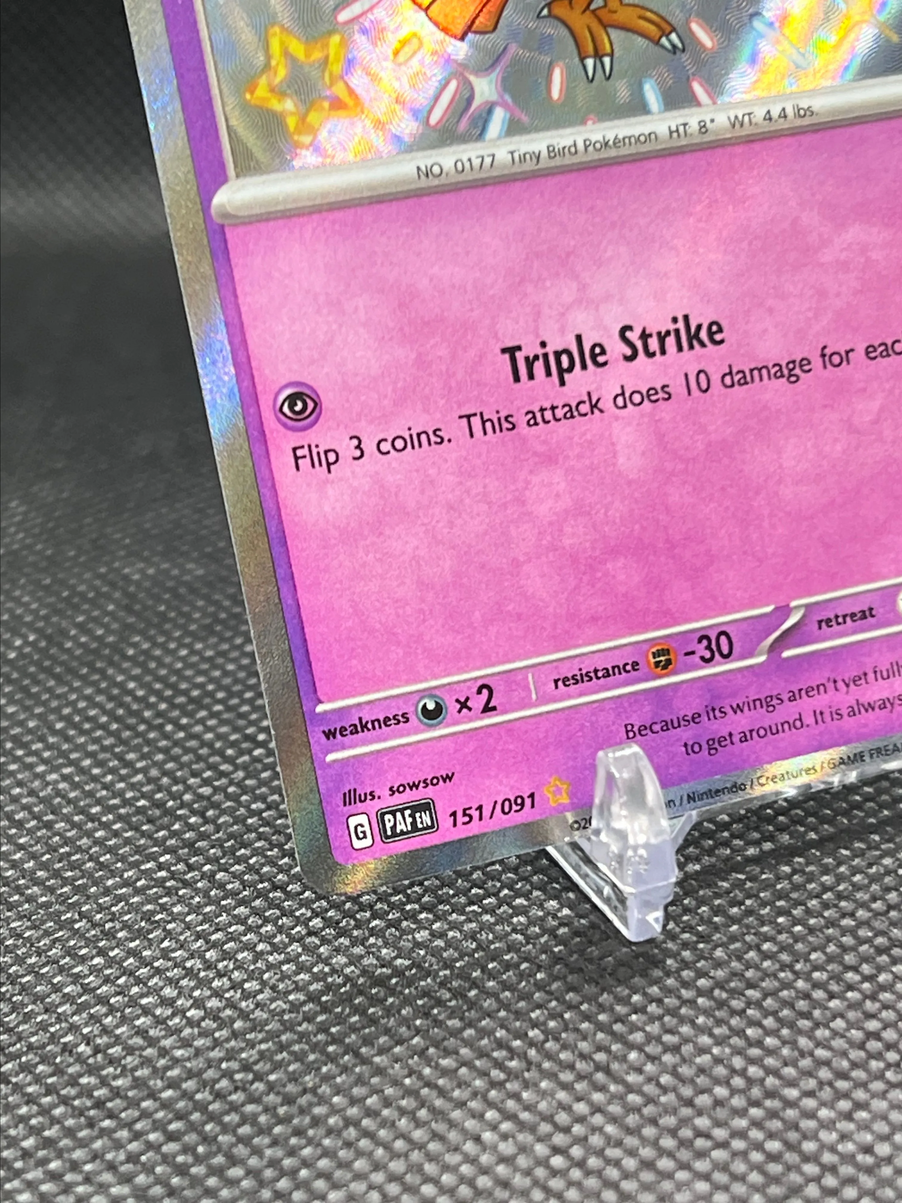 pokemon card natu Natu - 66/107 “Stamped” Reverse Holo main image 1