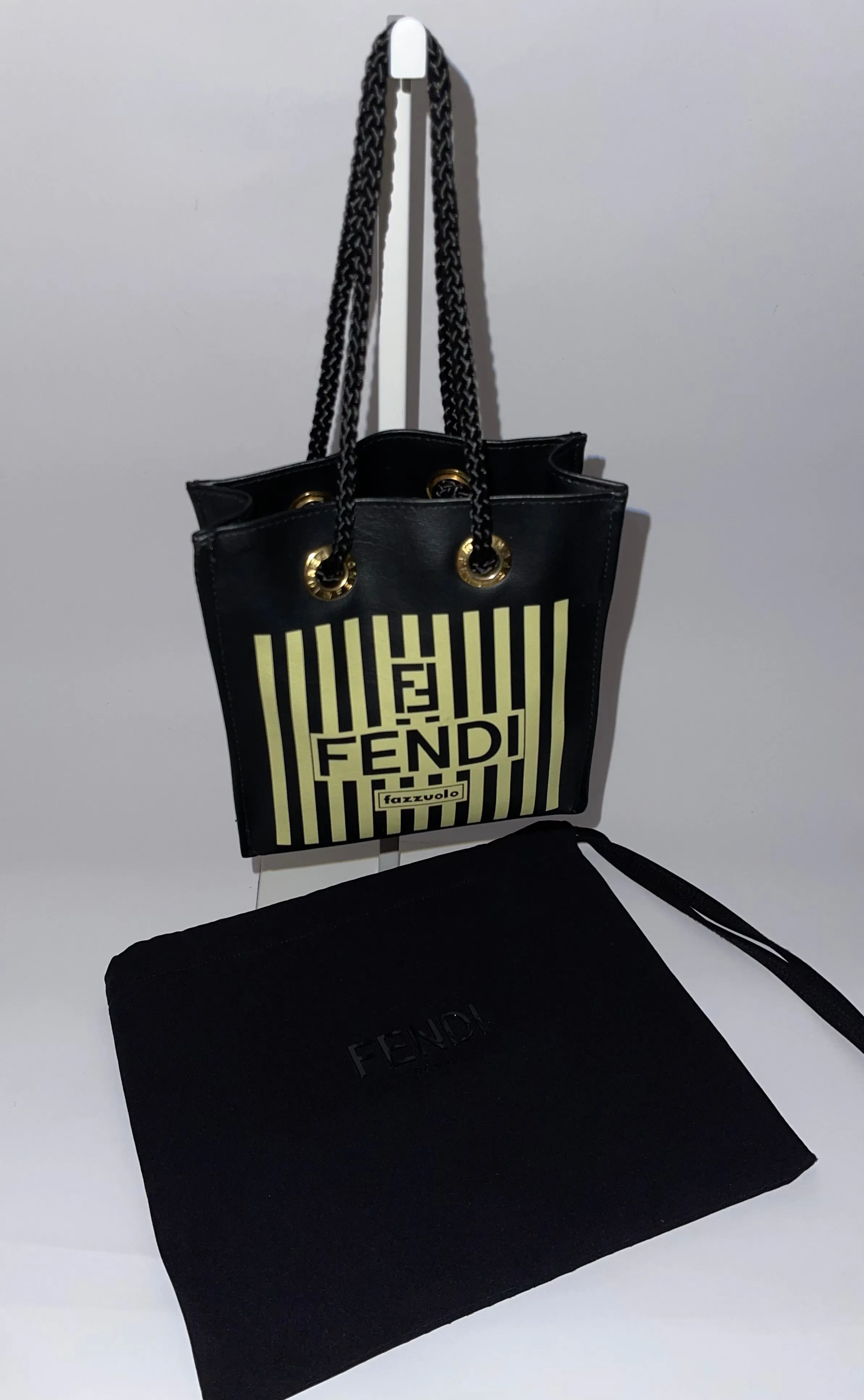 Product image for Rare! Vintage 1980’s Fendi Fazzoulo Mini Bag 🔥COA included🔥