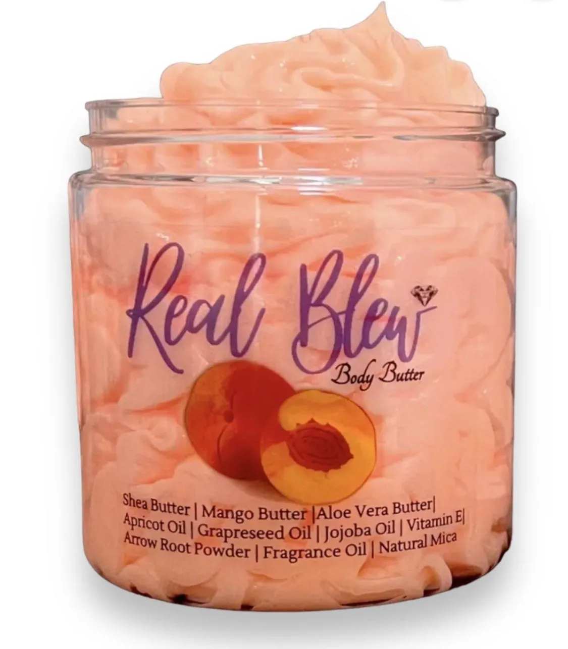 Product image for Freshly Picked Peaches* 🍑 Triple Whipped Body Butter – 8oz of Skin-Loving Goodness! 💖