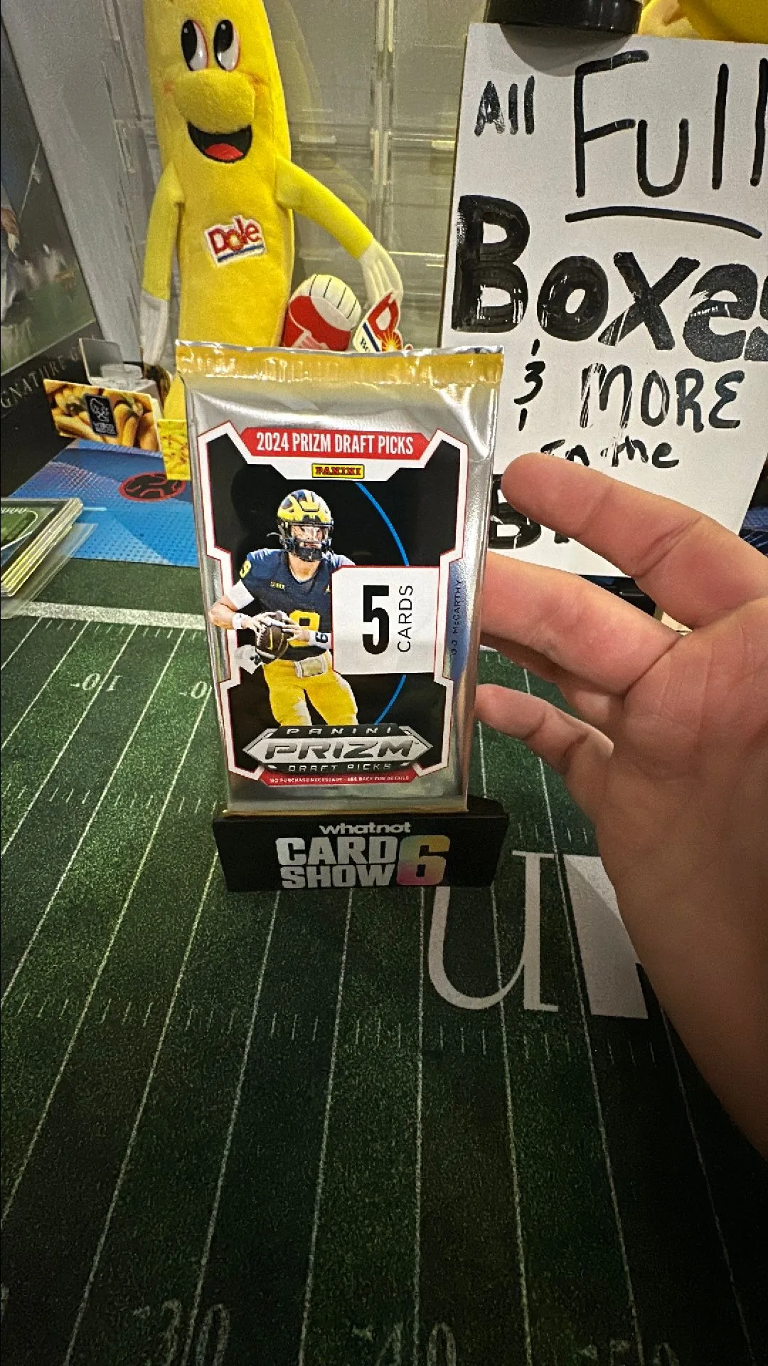 Product image for 2024 Panini Prizm Draft Football 5 Card Pack Sealed
