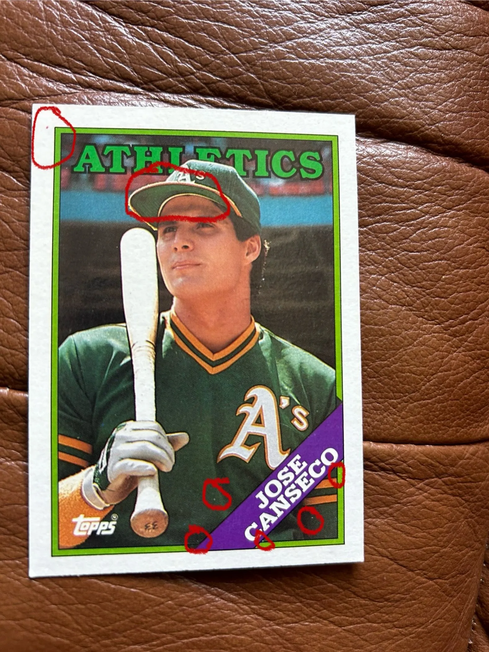 RARE 1988 TOPPS JOSE CANSECO #370 (MULTIPLE ERRORS) BASEBALL CARD   Whatnot: Shop, Sell, Connect