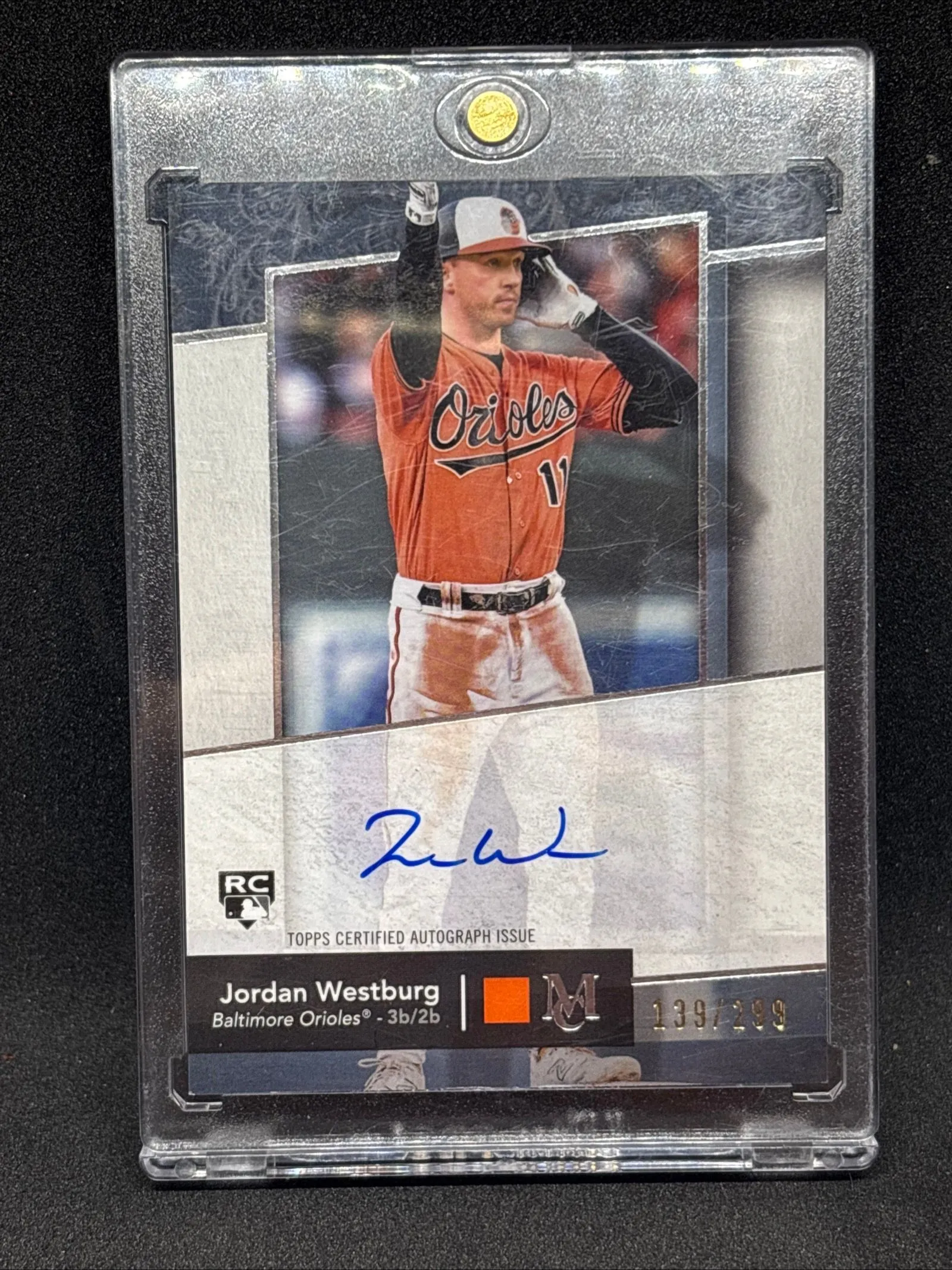 Product image for Jordan Westburg Rookie Auto