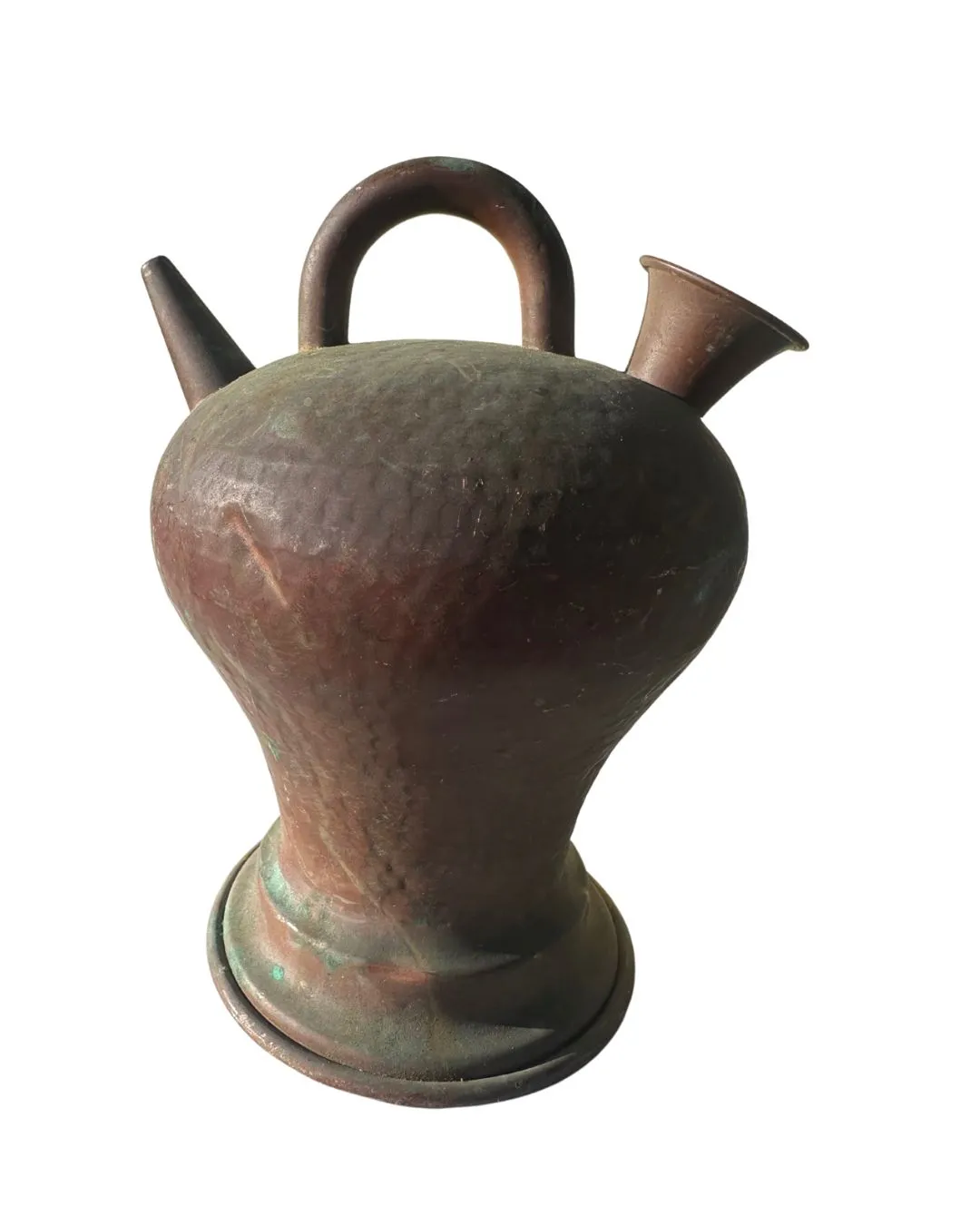 Product image for Antique Copper Jug Gargoulette Botijo Pitcher Farmhouse Decor Circa 1900's