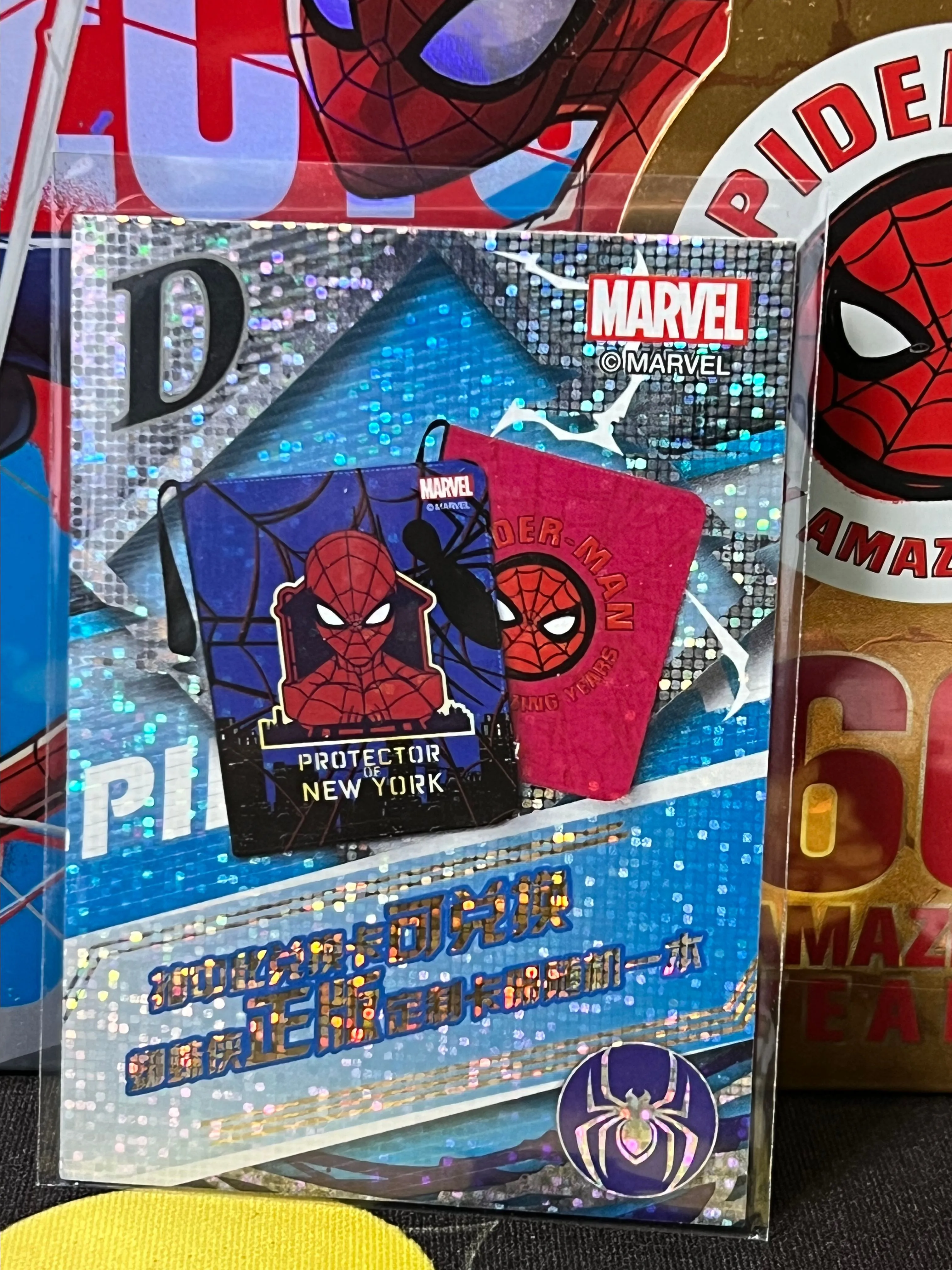 Binder with card - Spider Red - Zenka 60th Anniversary Spider-Man   Whatnot: Shop, Sell, Connect