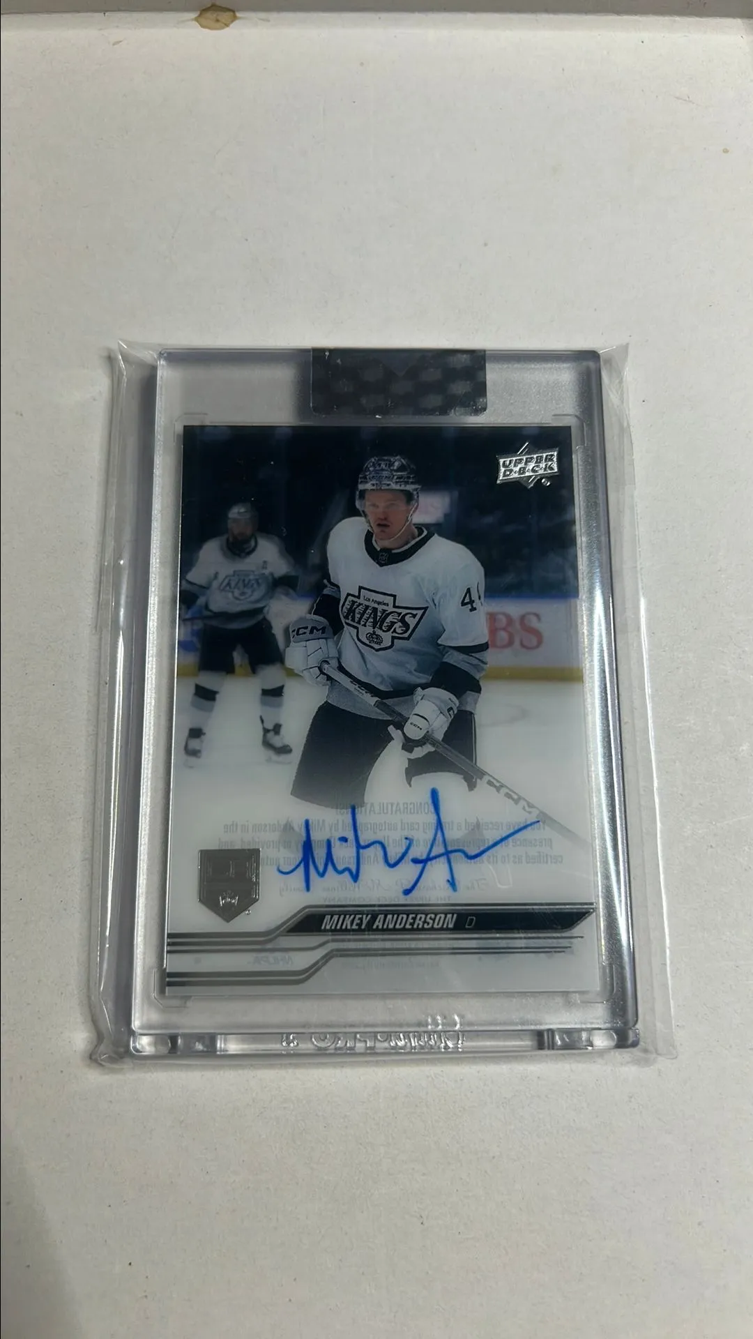 Product image for MIKEY ANDERSON AUTO 23-24 CLEAR CUT HOCKEY
