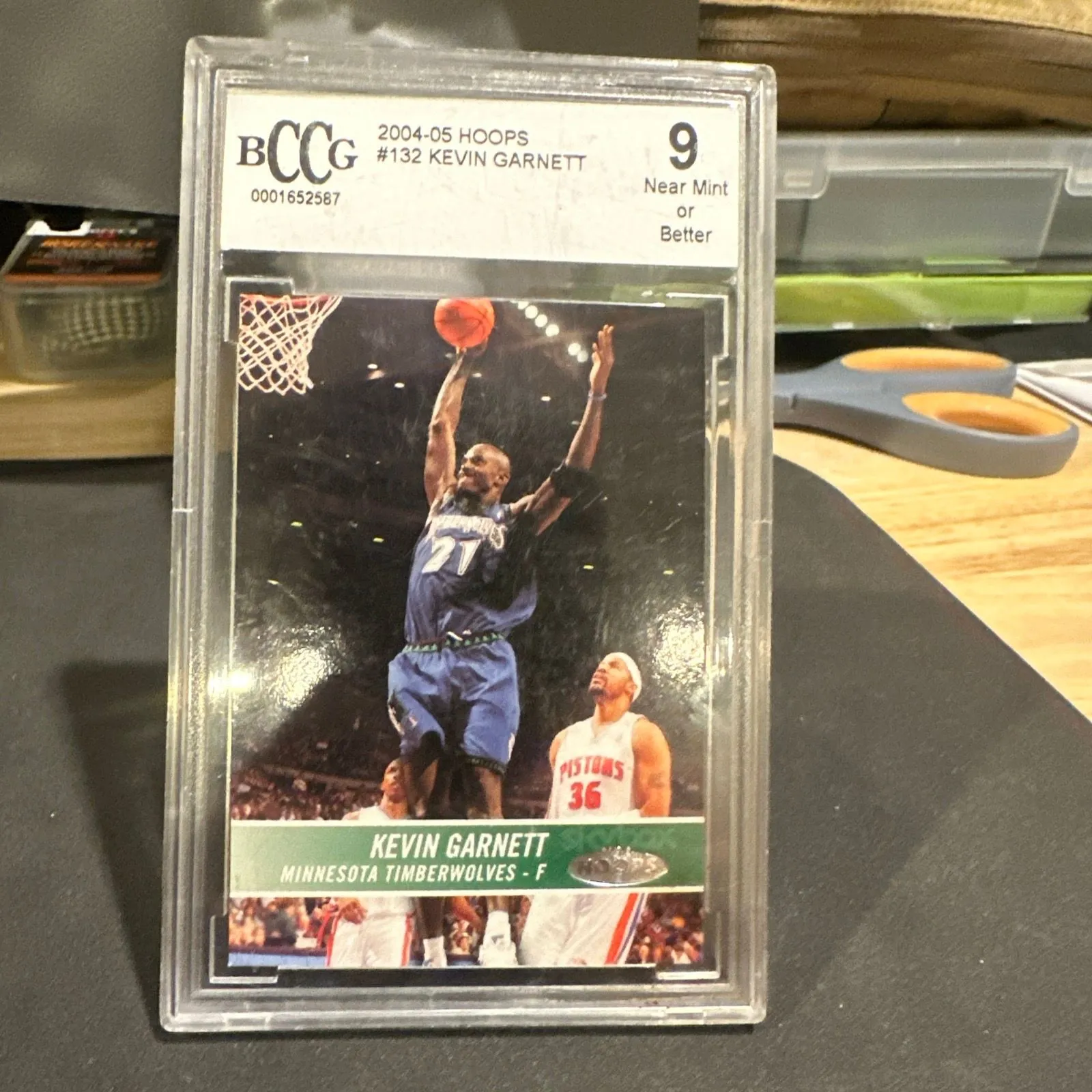 Product image for 2004-5 grading Kevin Garnett card