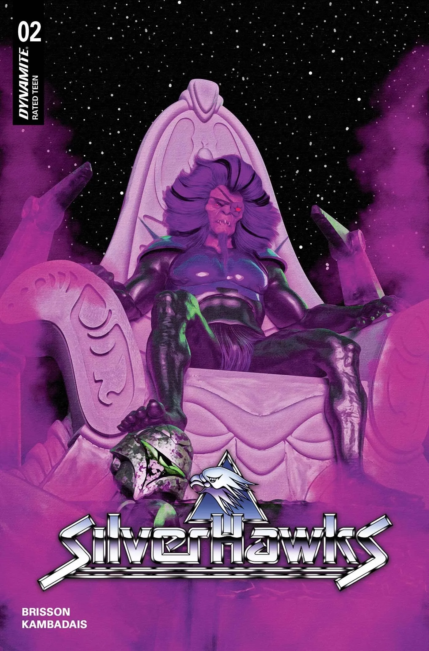 Product image for SILVERHAWKS #2 cover Z SPEARS PURPLE FOIL TRADE