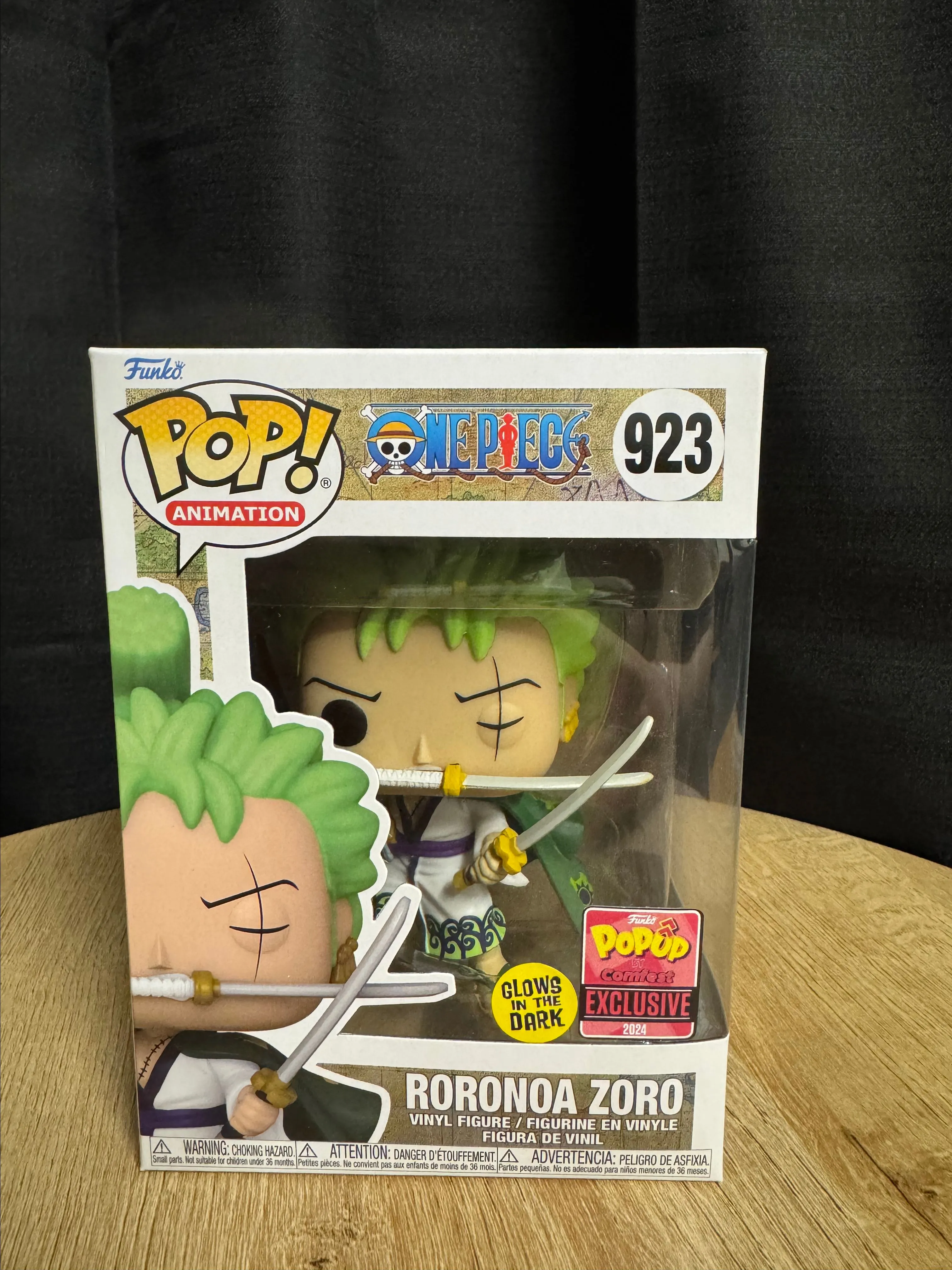 Product image for Funko One Piece Zoro Popup Comfest Glow