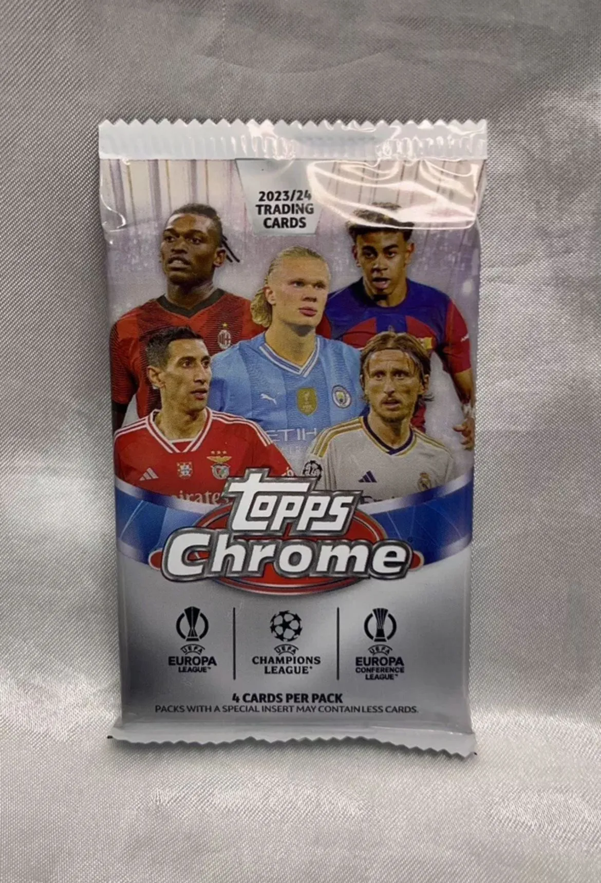 Product image for 1X Topps Chrome 2024 Blaster Pack (4 Cards) Rip&Ship Yamal #1 #5