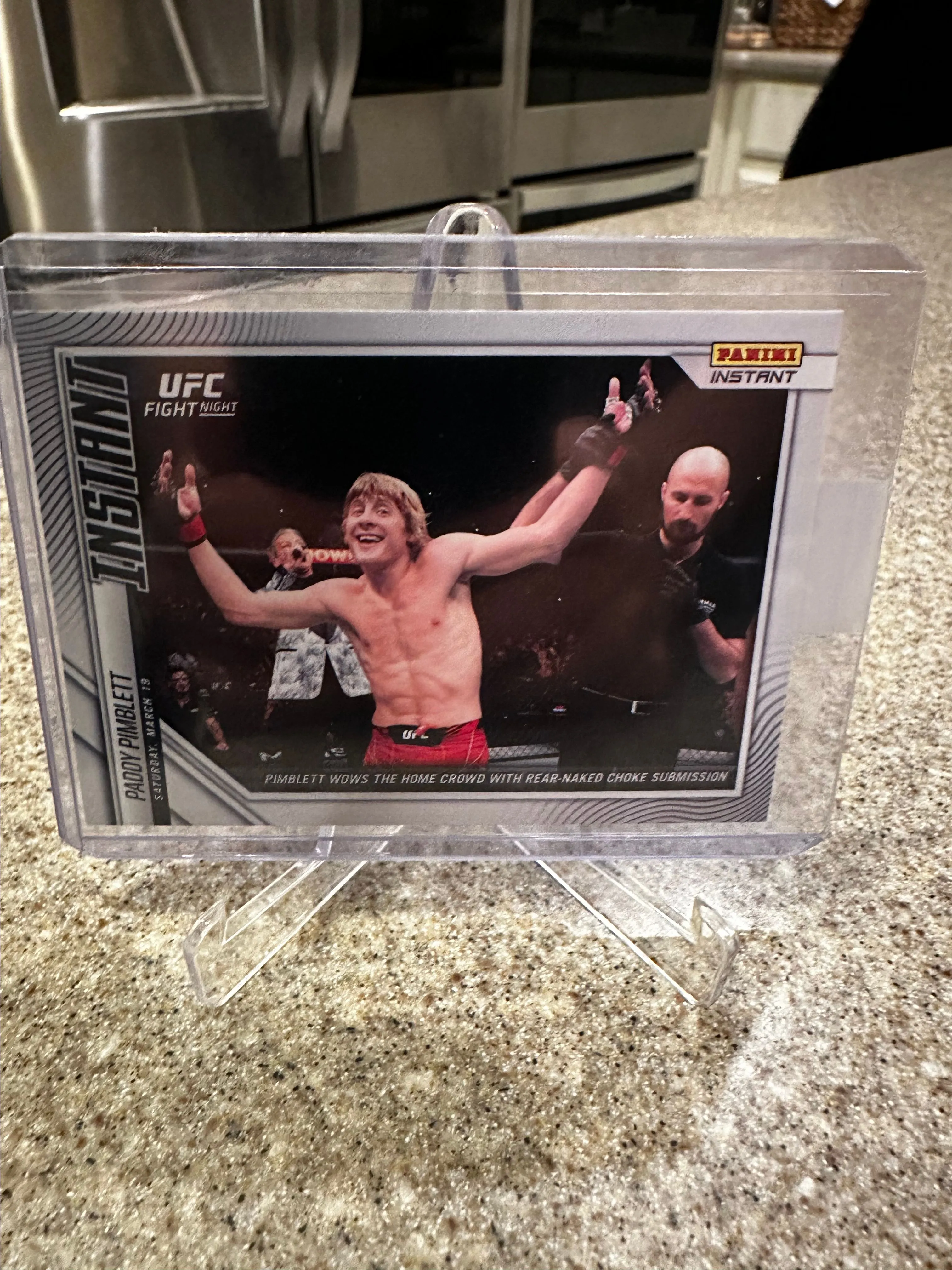 Product image for 2022 panini instant ufc paddy pimblett rookie 1/661