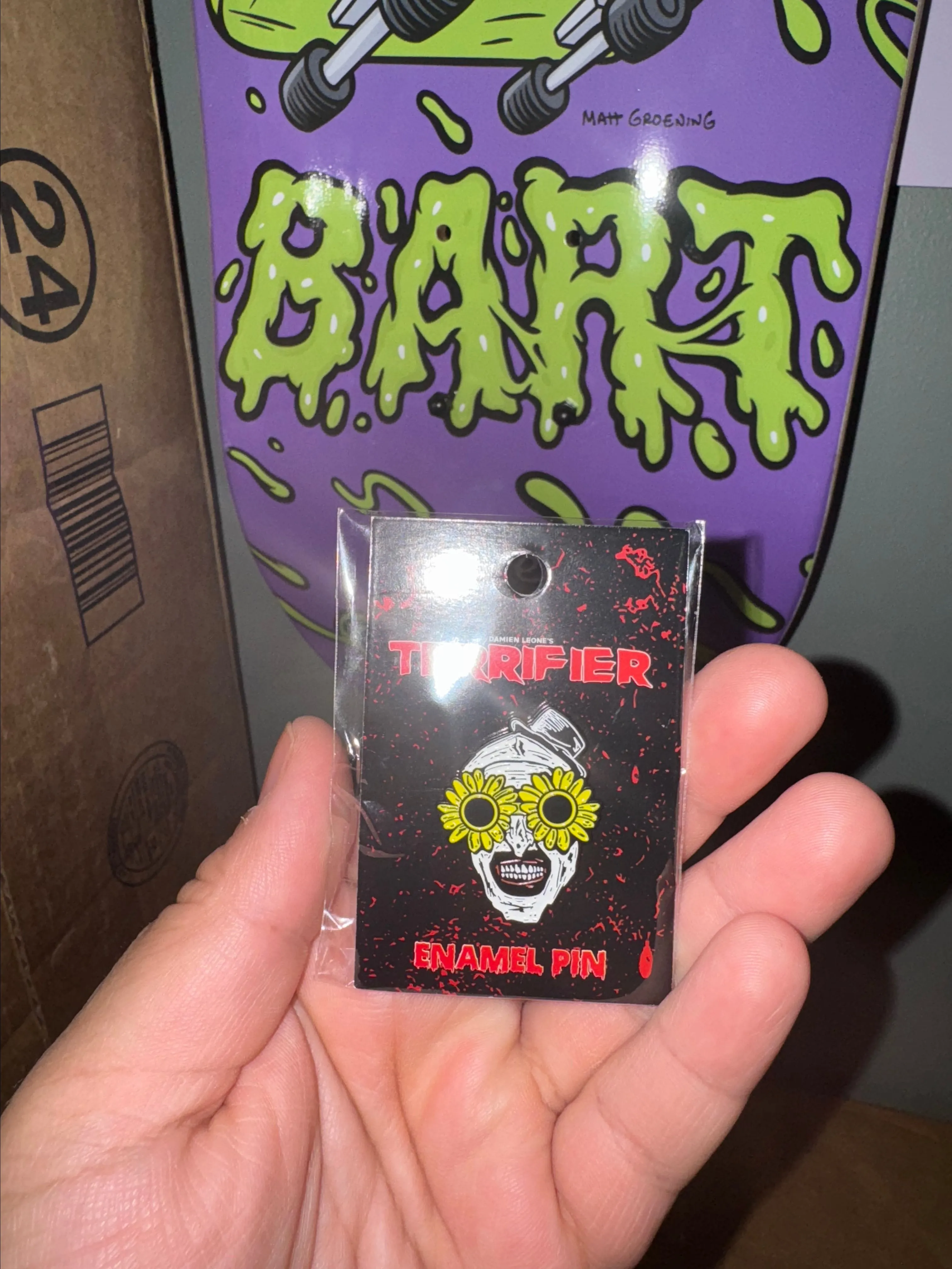 Product image for Art the clown pin