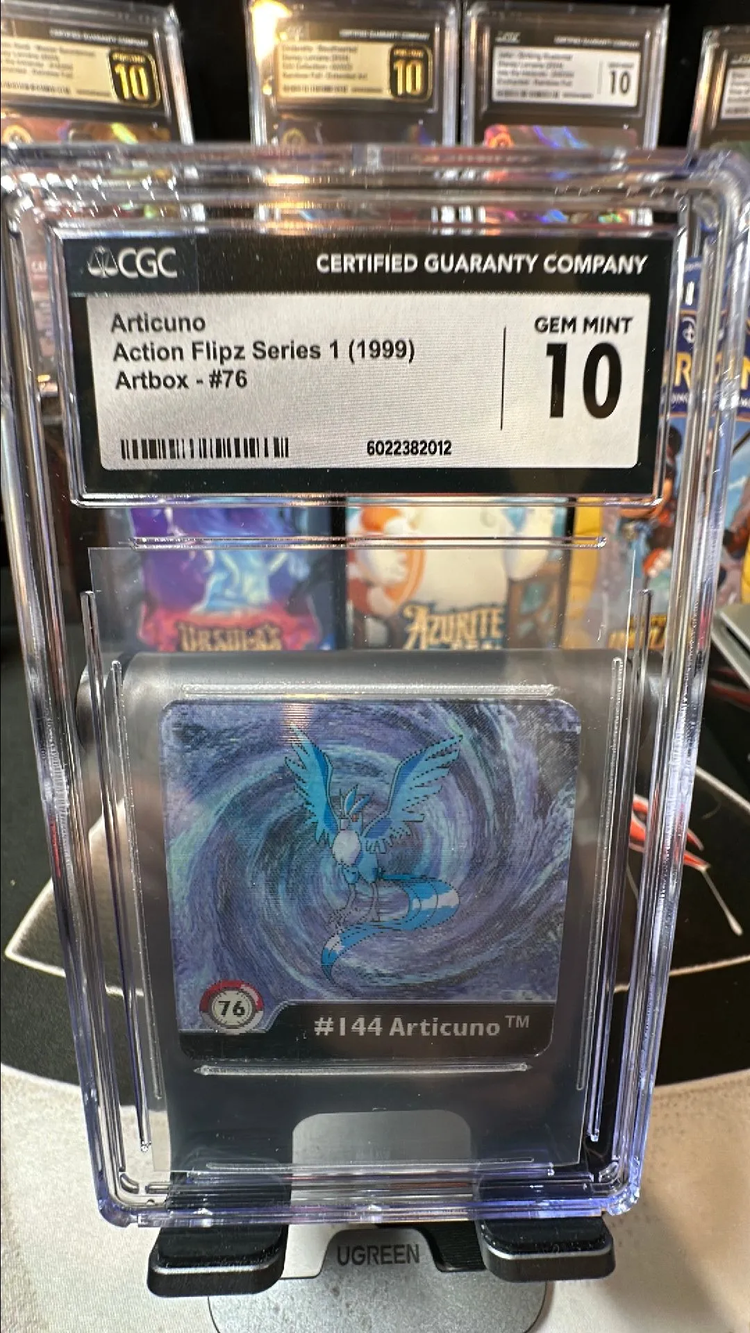 Product image for Articuno #76 - 1999 Artbox Action Flipz Series 1 - CGC Gem Mint 10