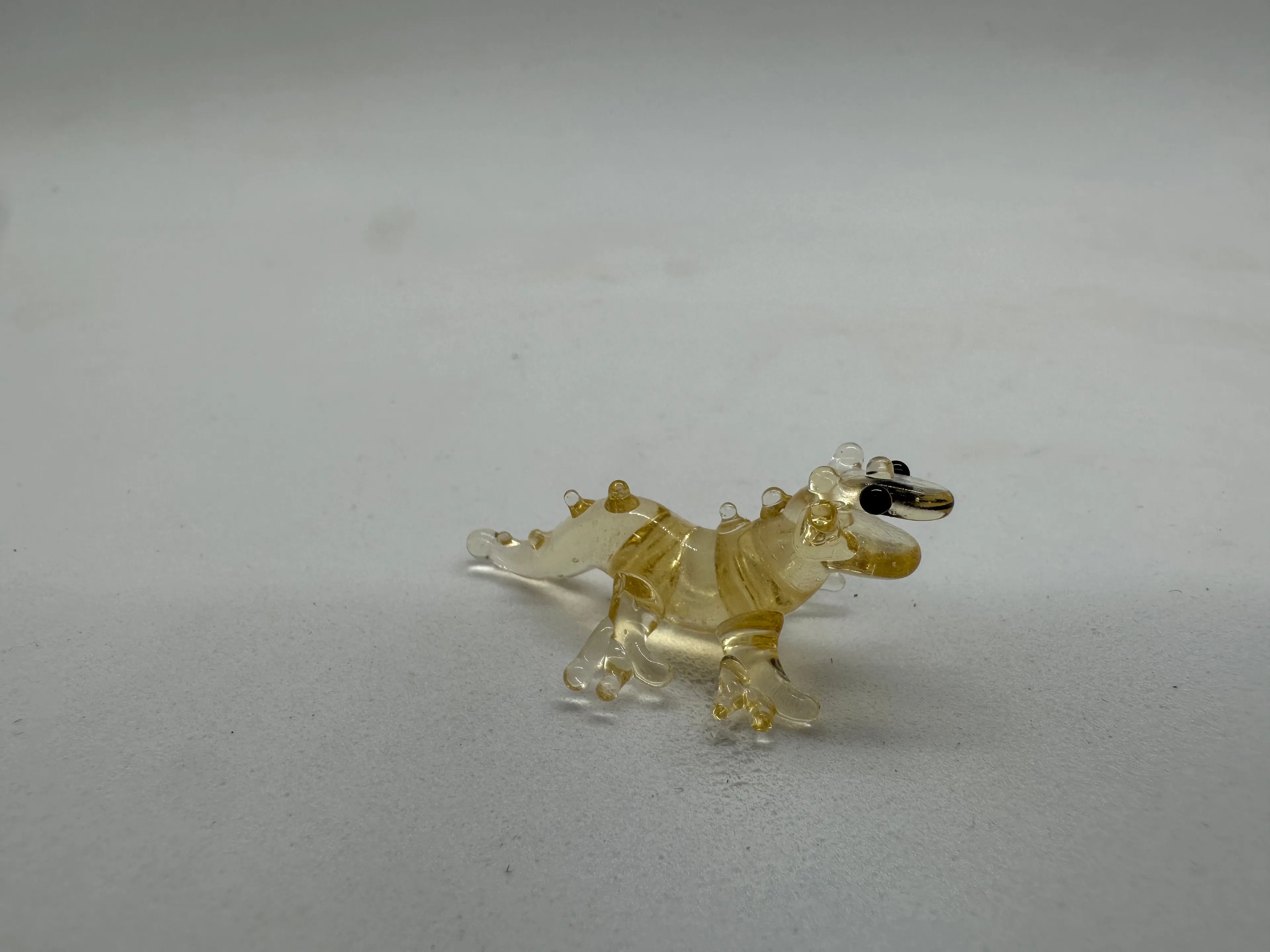 Product image for 1” clear glass lizard