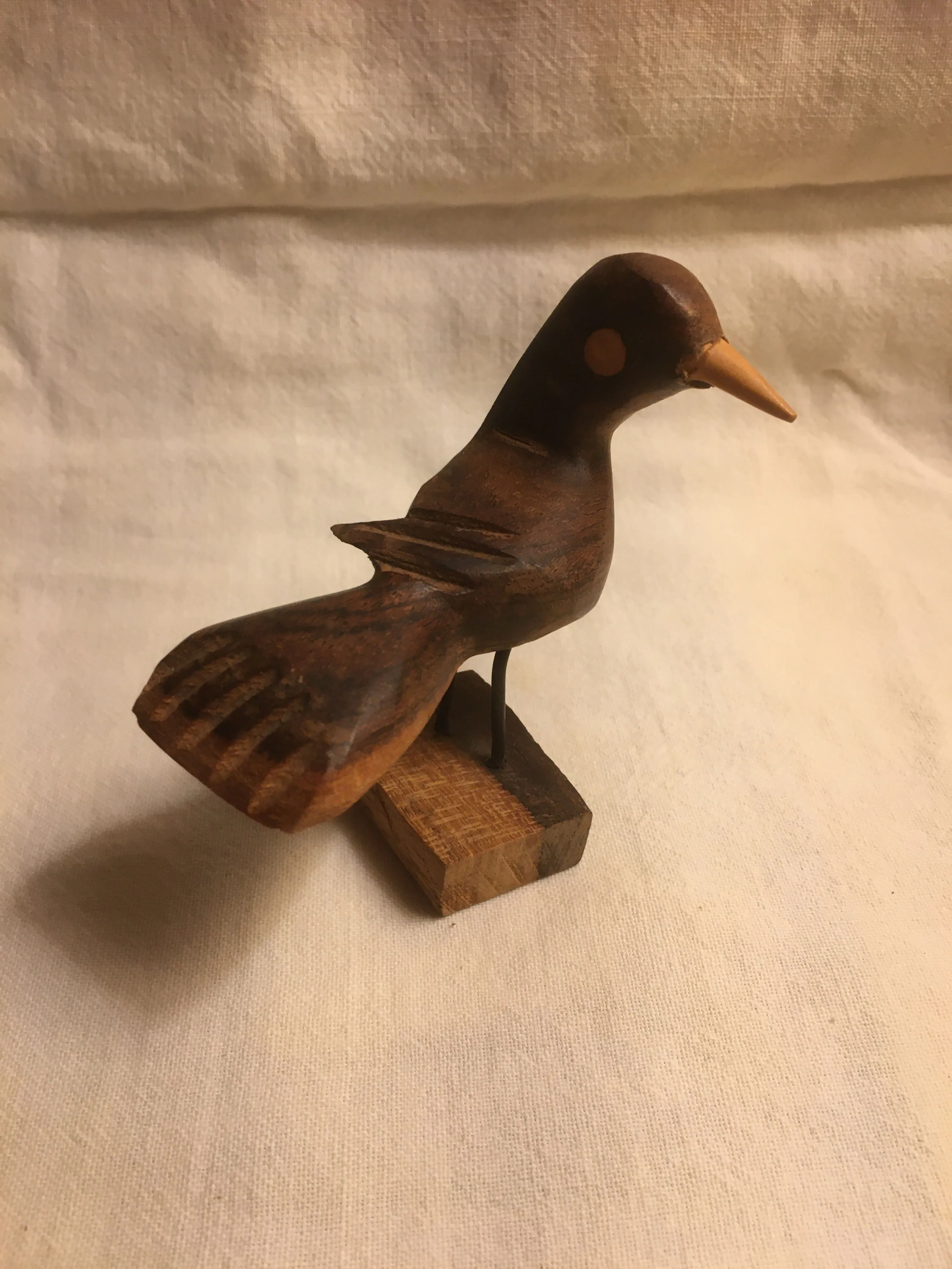 Product image for Carved Wooden Bird