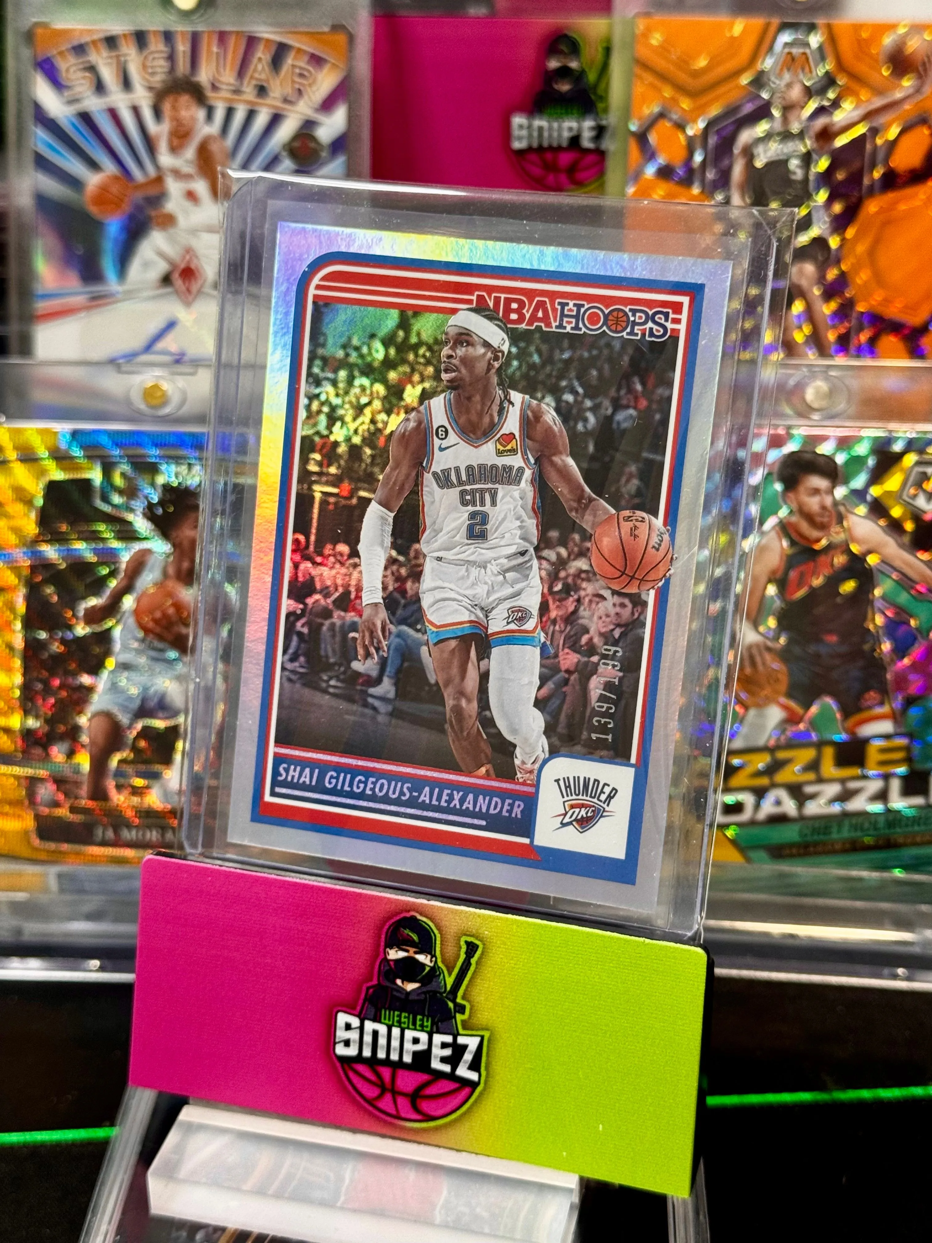 Product image for 2023-24 NBA HOOPS Shai Gilgeous Alexander Holo /199