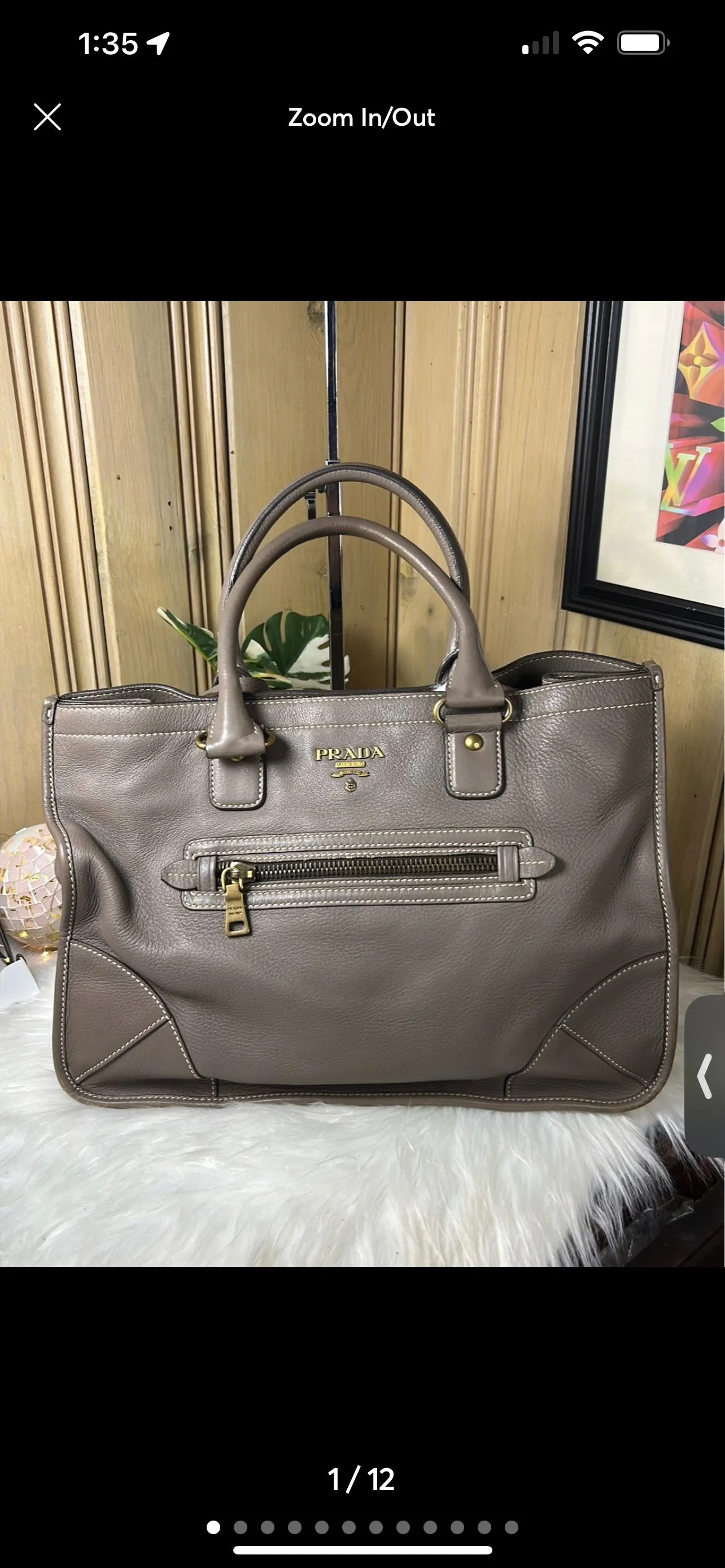 Product image for Prada Leather Handbag