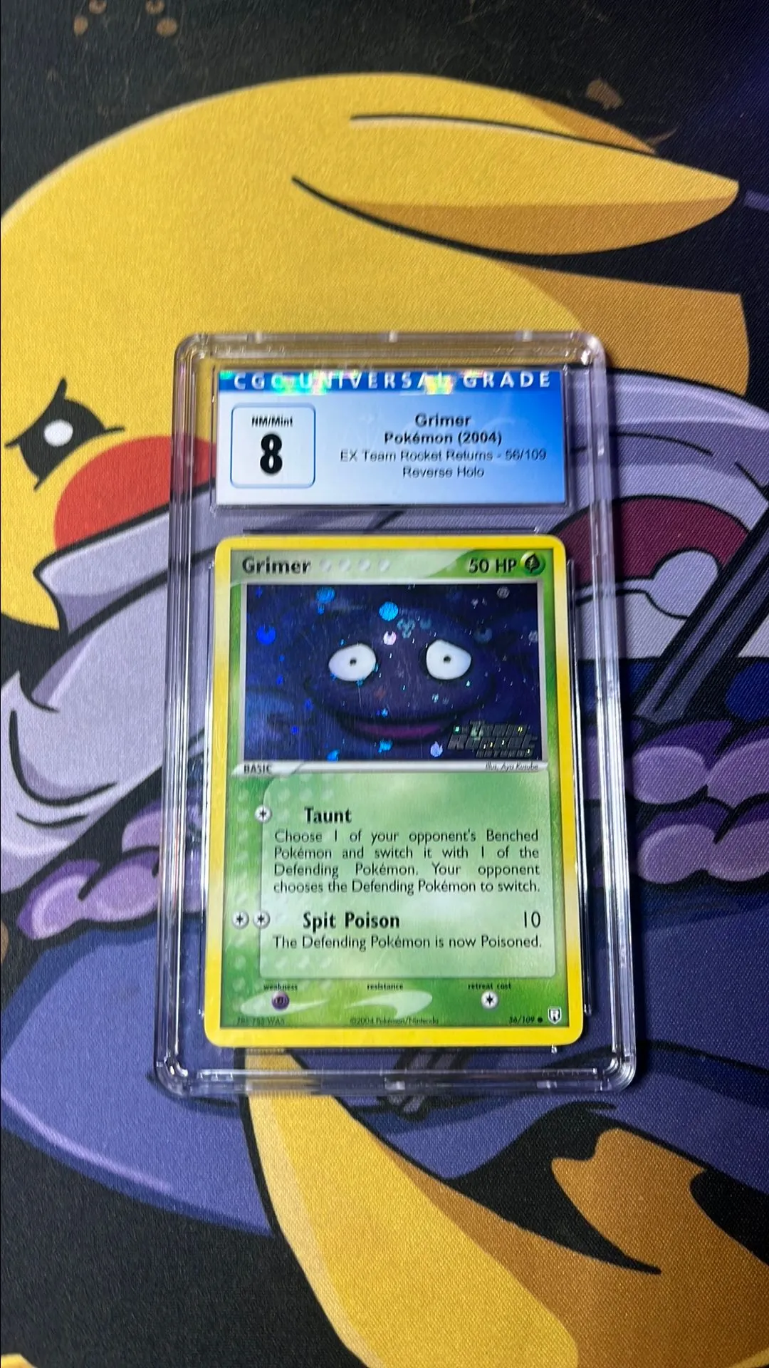 Product image for Grimer Team Rocket Returns (STAMP) / CGC 8