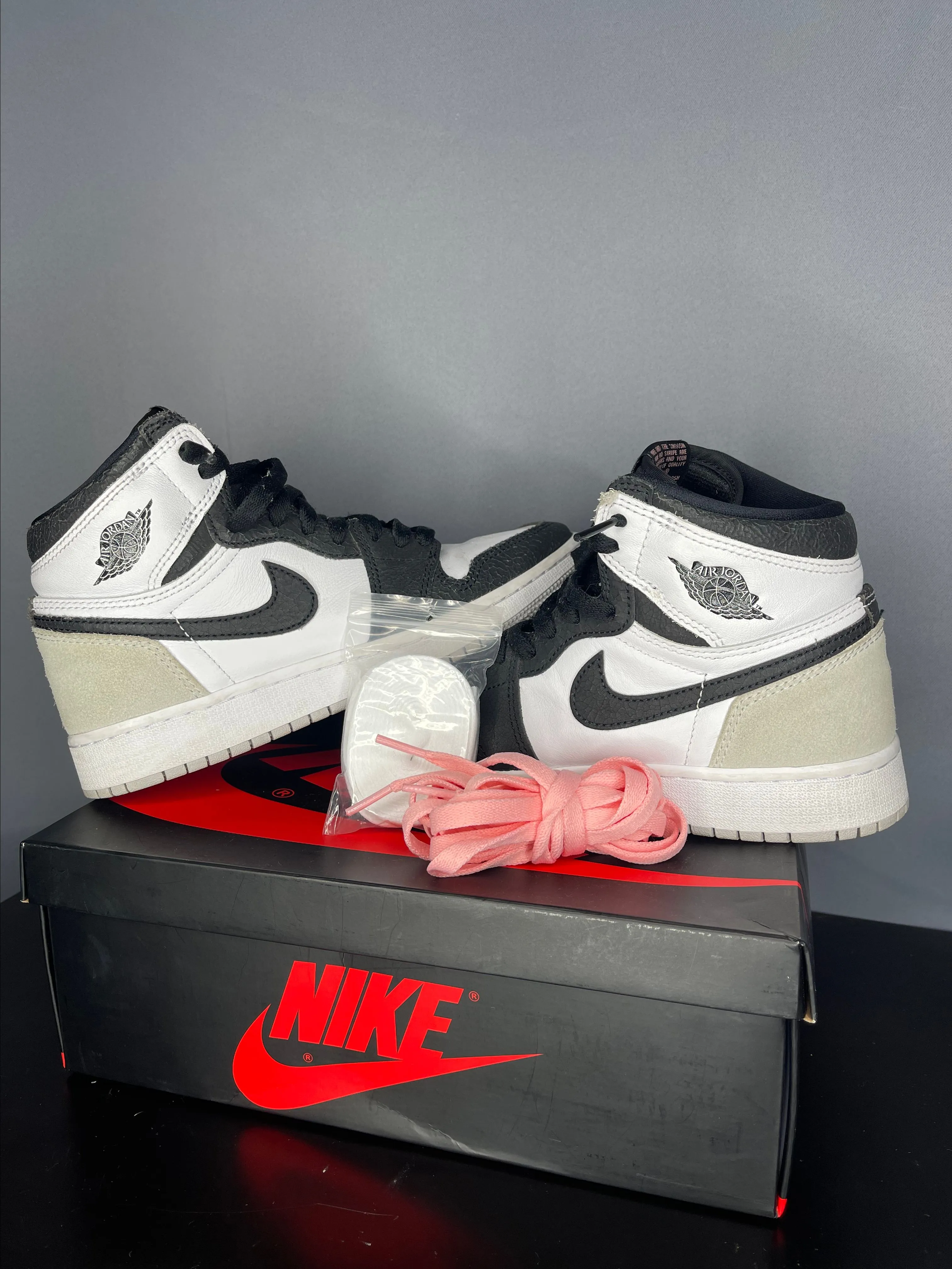 Product image for 5Y Jordan 1 Retro High “Bleached Coral-Black”