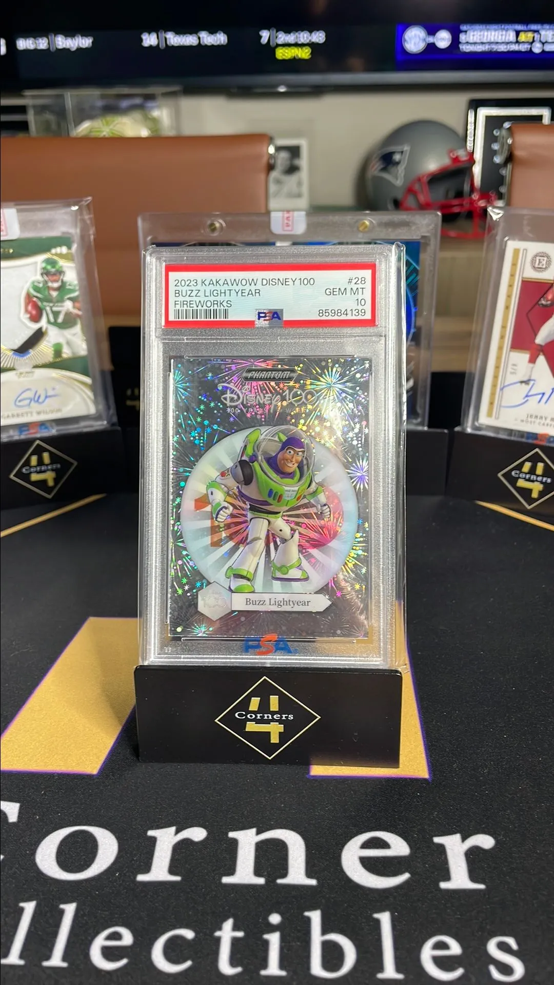 Product image for 2023 Kakawow Phantom Disney100 Wondrous Character Fireworks Buzz Lightyear Fireworks PSA GEM MT 10