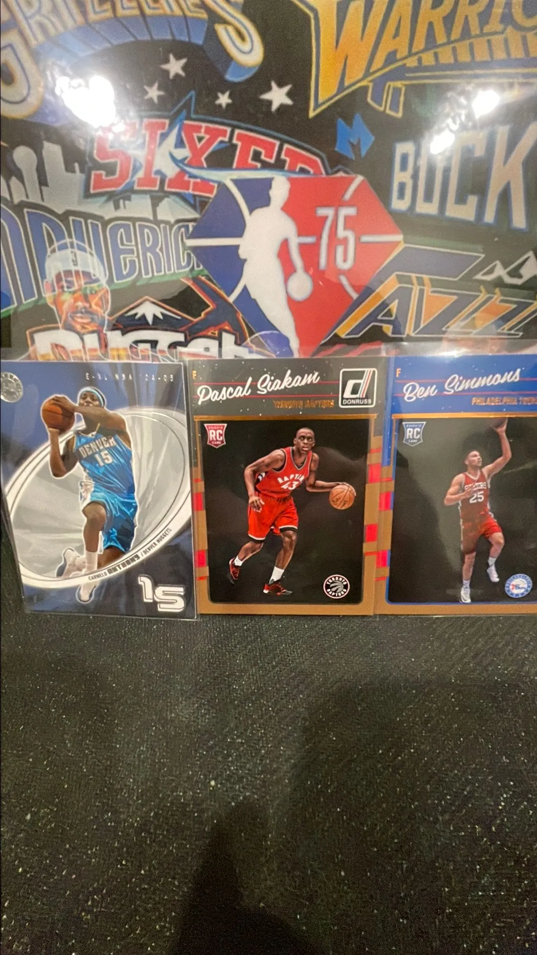 Product image for Pascal Siakam Rookie, Ben Simmons Rookie, & Carmelo Anthony 2nd Year