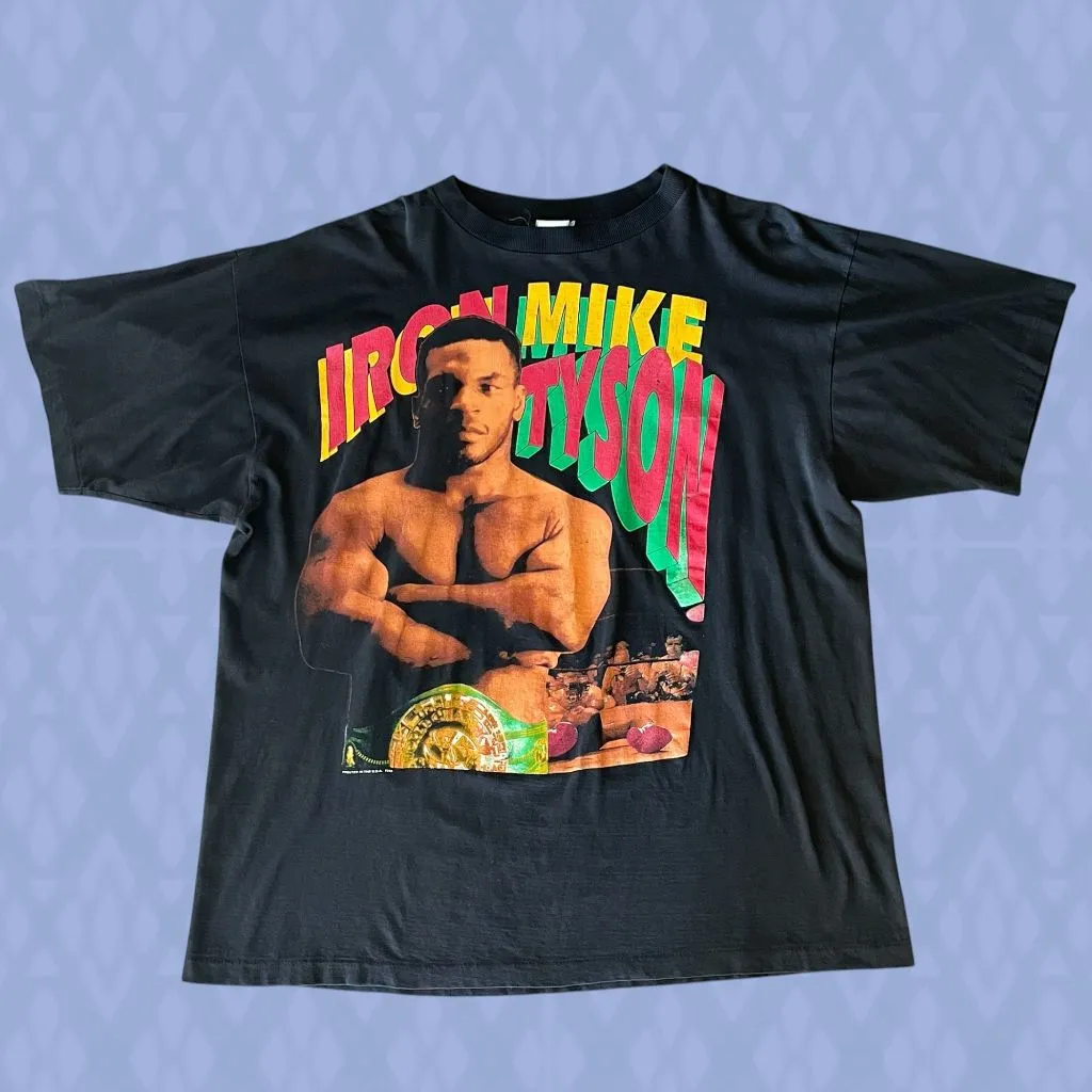 Product image for 1995 Iron Mike Tyson Champion Tee XL