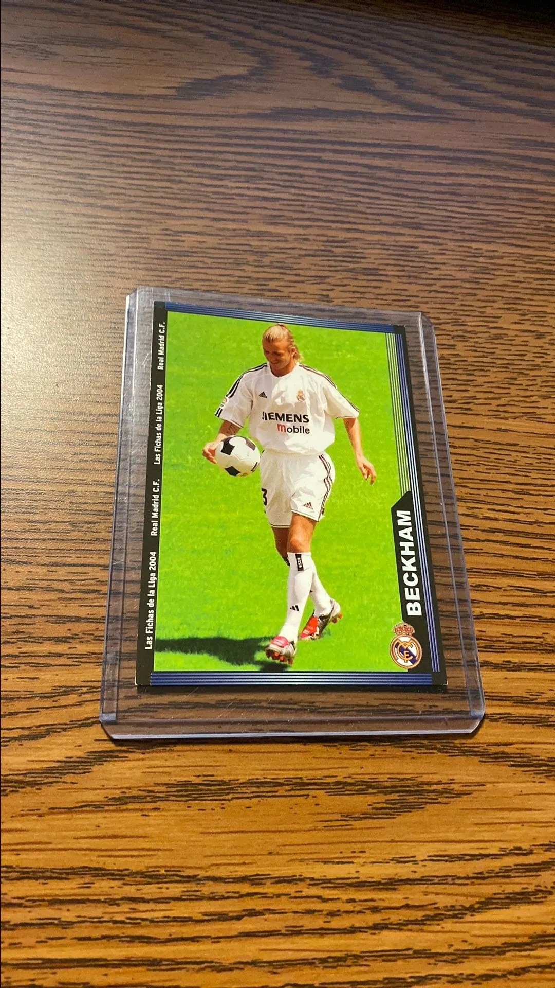 Product image for David Beckham 2003-04 Mundicromo 1st Year Real Madrid England