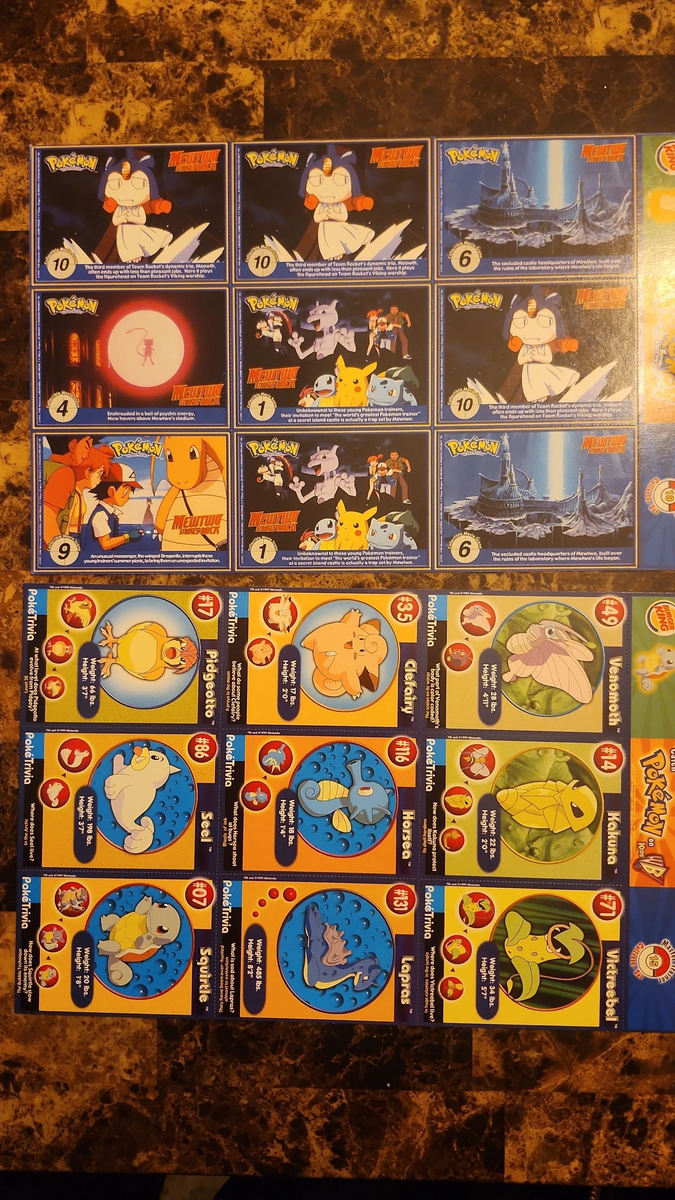 1x Random - 1999 Burger King Pokmon Cards Uncut Sheet ( Minty )  Whatnot:  Shop, Sell, Connect