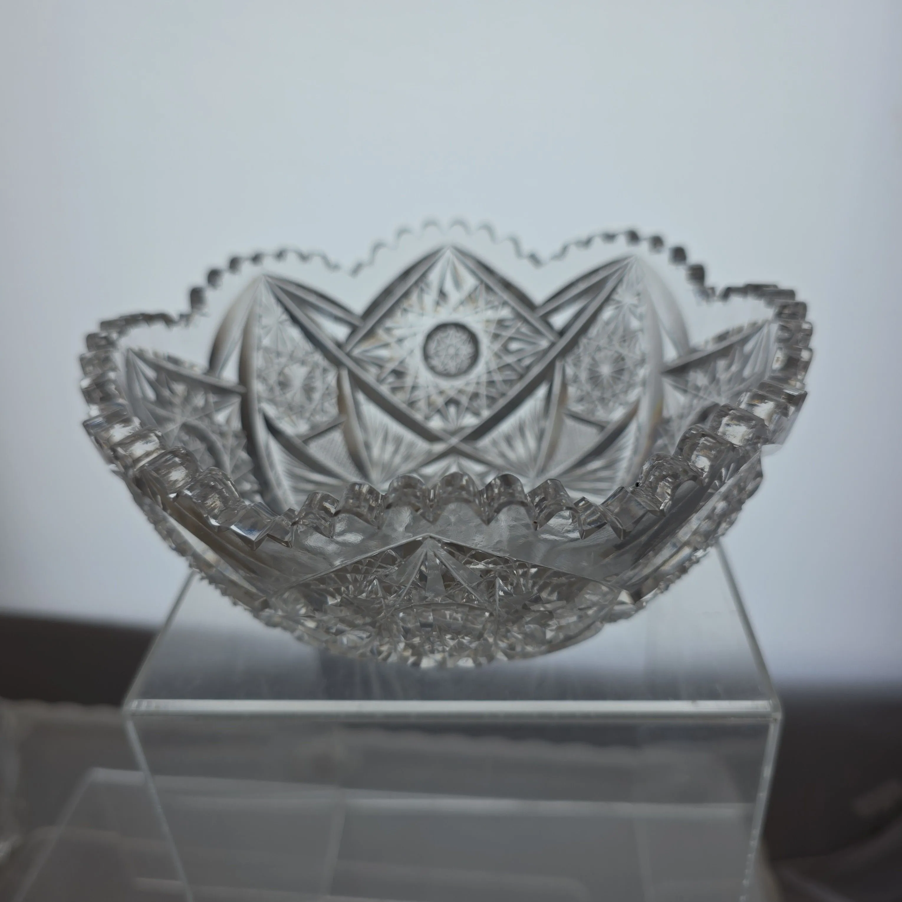 Product image for American Brilliant Period Cut Glass bowl 
