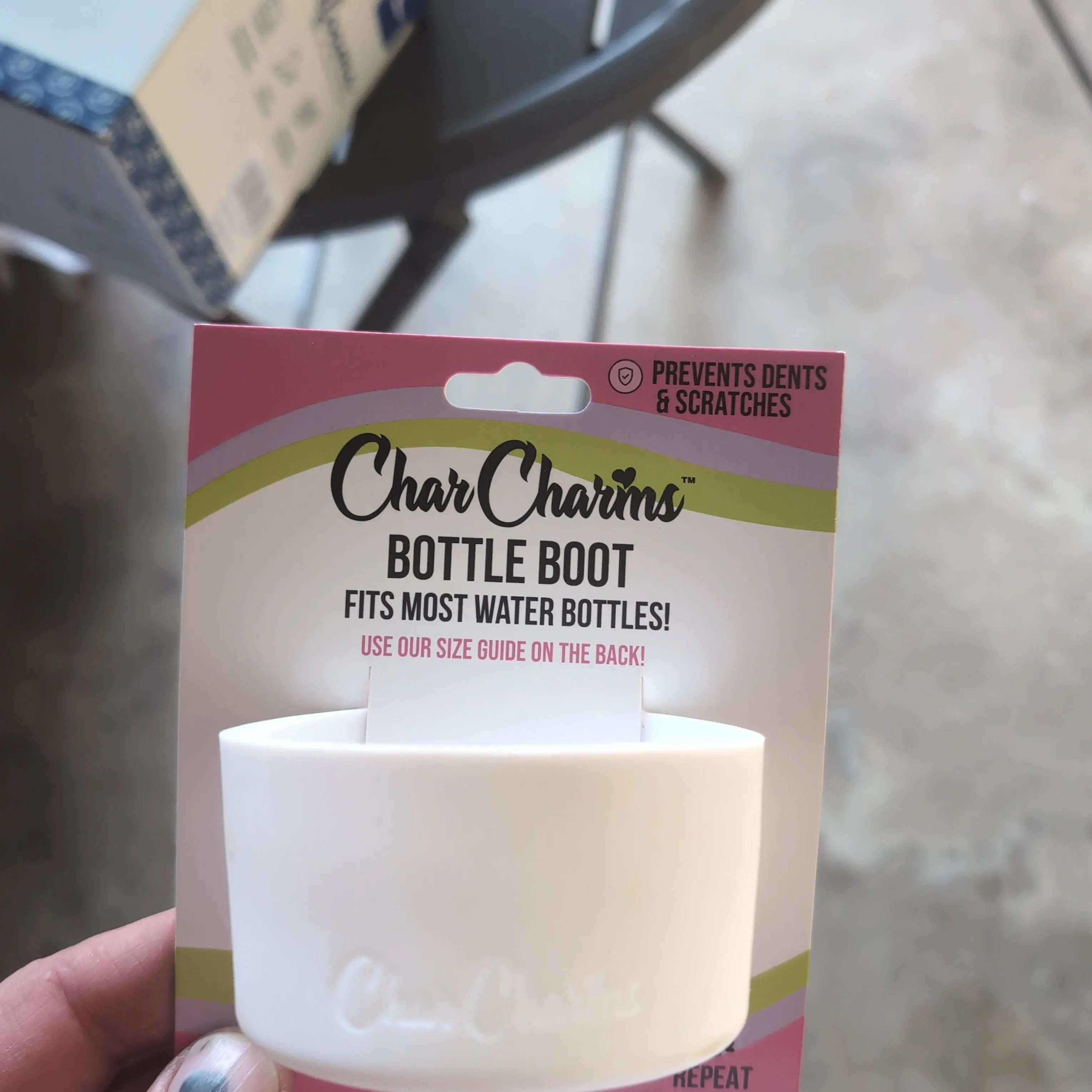 Product image for Char Charms White bottle boot