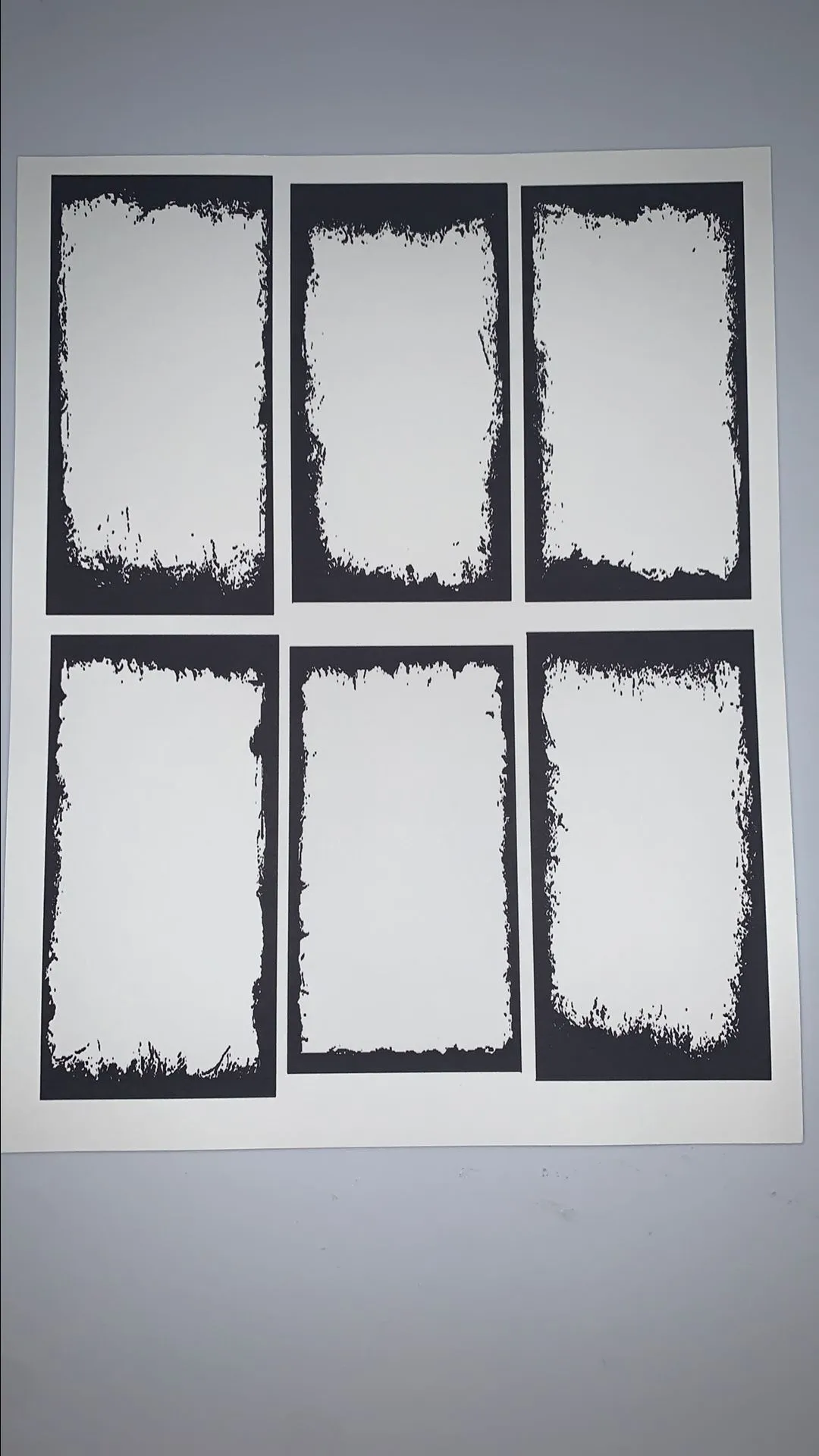 Product image for 00. Gothic Black Frame Printable #2