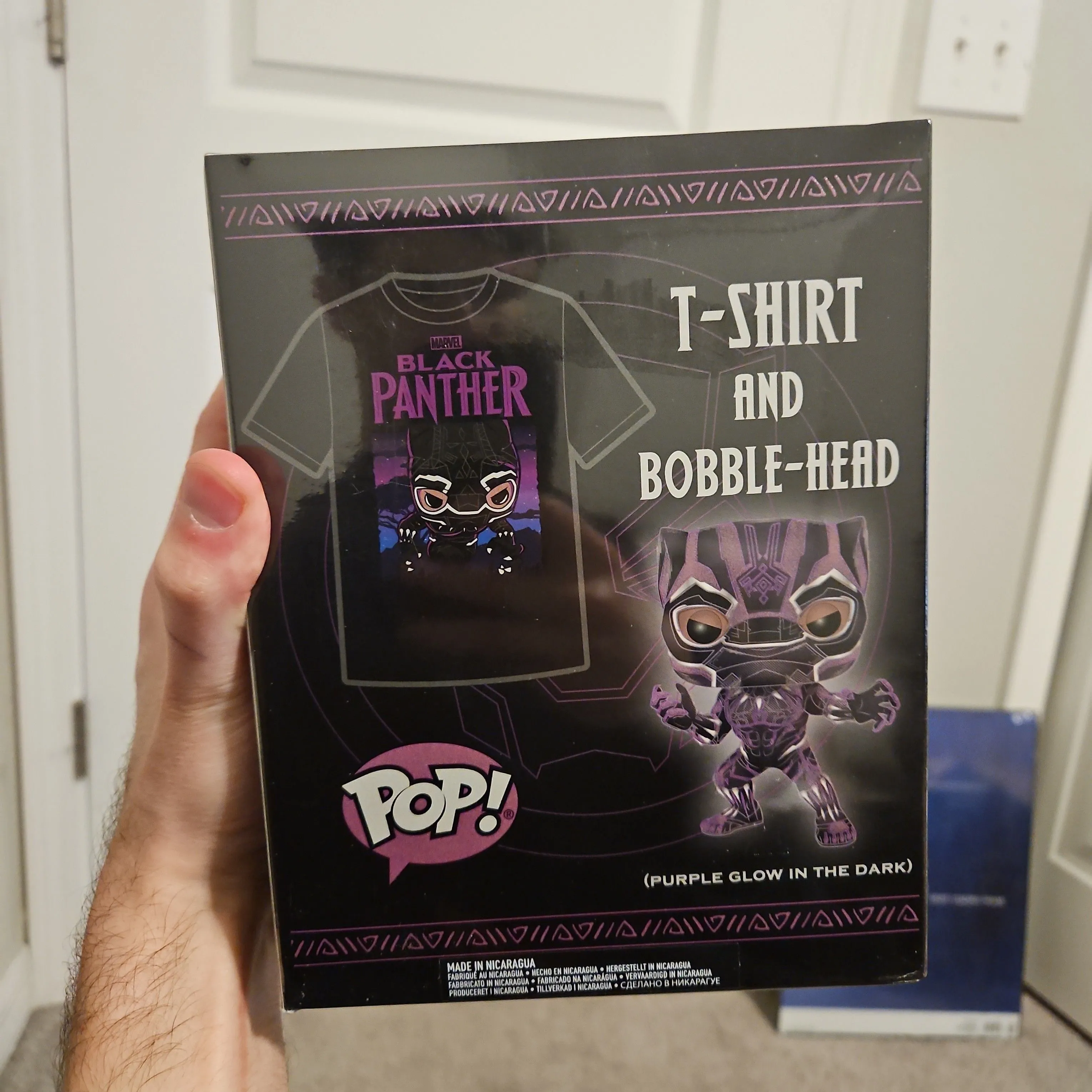Product image for Black Panther Glow Pop & Tee Target Size Medium
