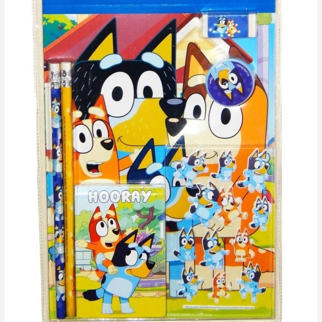 Product image for Bluey 7 Piece Stationery Set