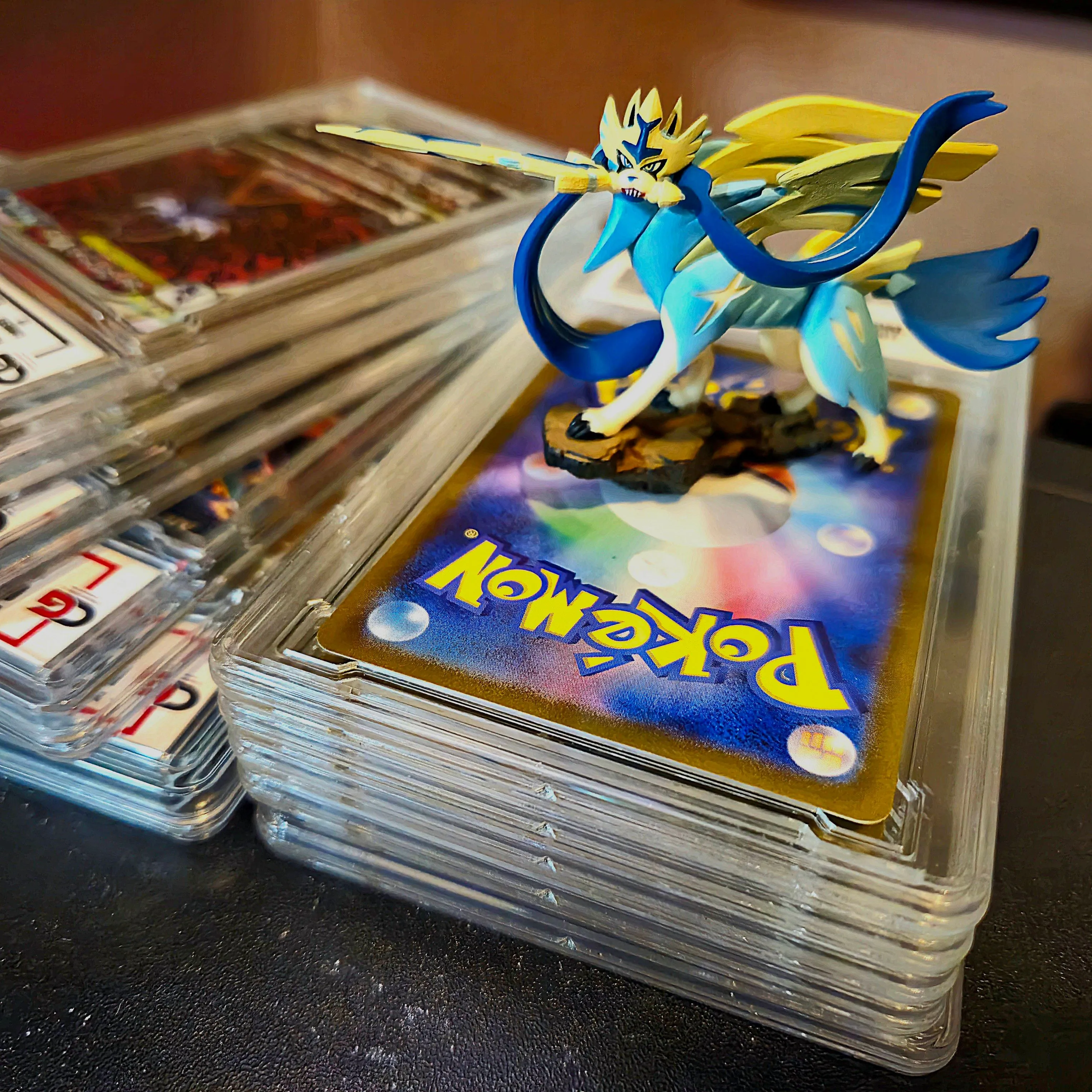 Product image for 2023 POKÉMON TCG - SHINY ZACIAN COLLECTION BOX - SHINY ZACIAN FIGURE