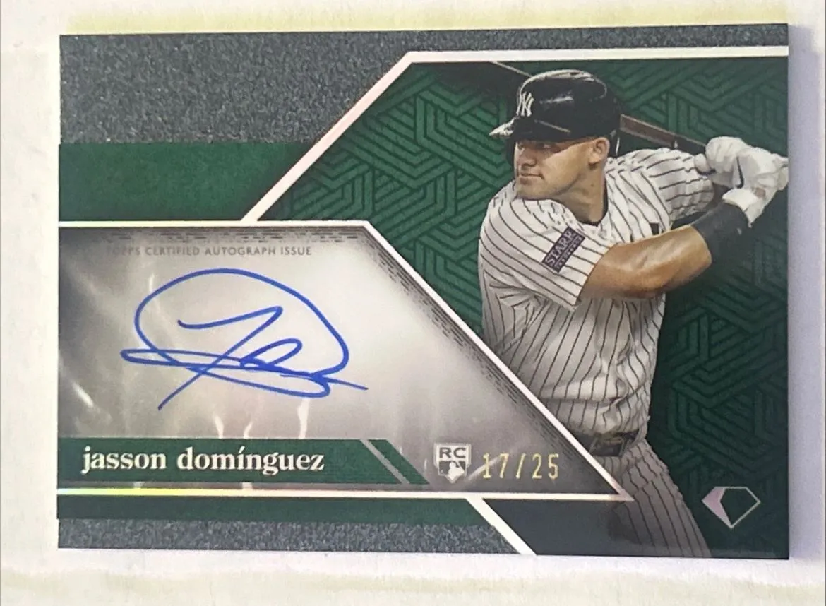 Product image for 2024 Topps Diamond Icons Jasson Dominguez Rc Icon Auto /25