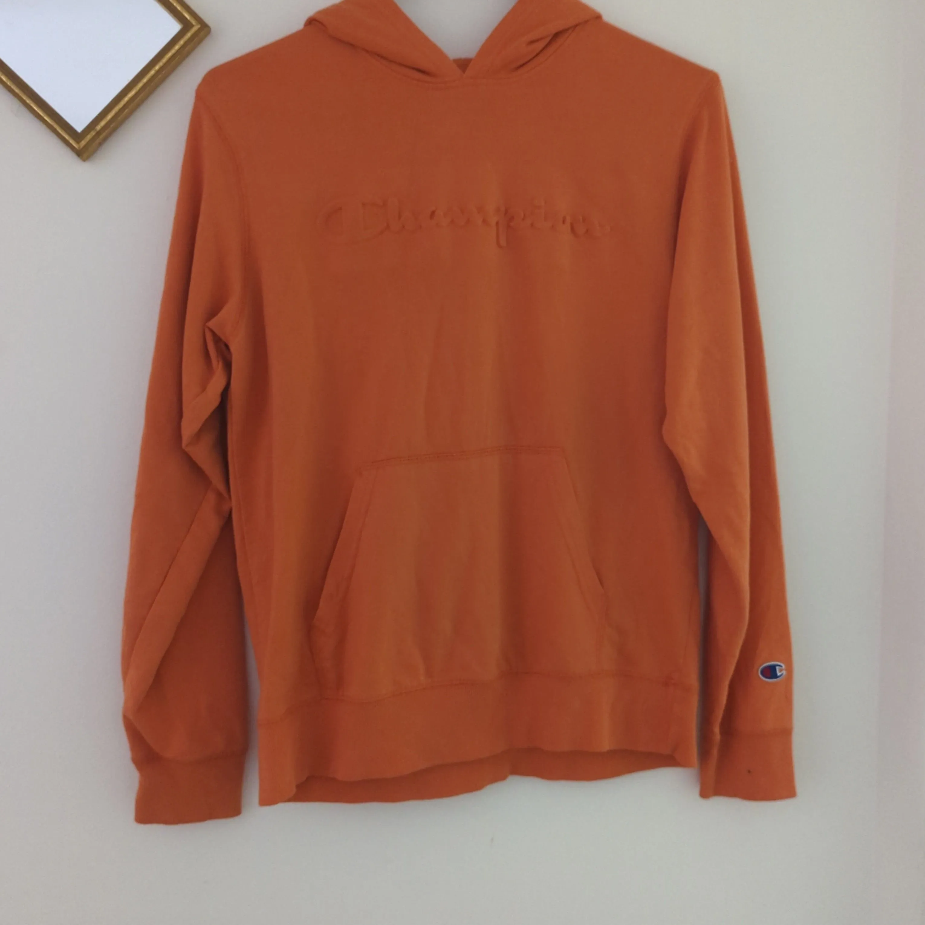 Product image for boys size extra large orange champion hoodie
